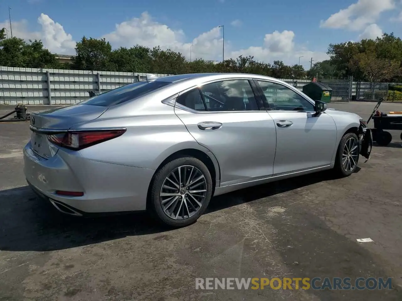 3 Photograph of a damaged car 58ADZ1B1XNU124011 LEXUS ES350 2022