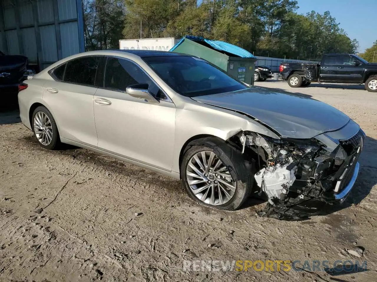 4 Фотография поврежденного автомобиля 58AFZ1B10NU126147 LEXUS ES350 2022