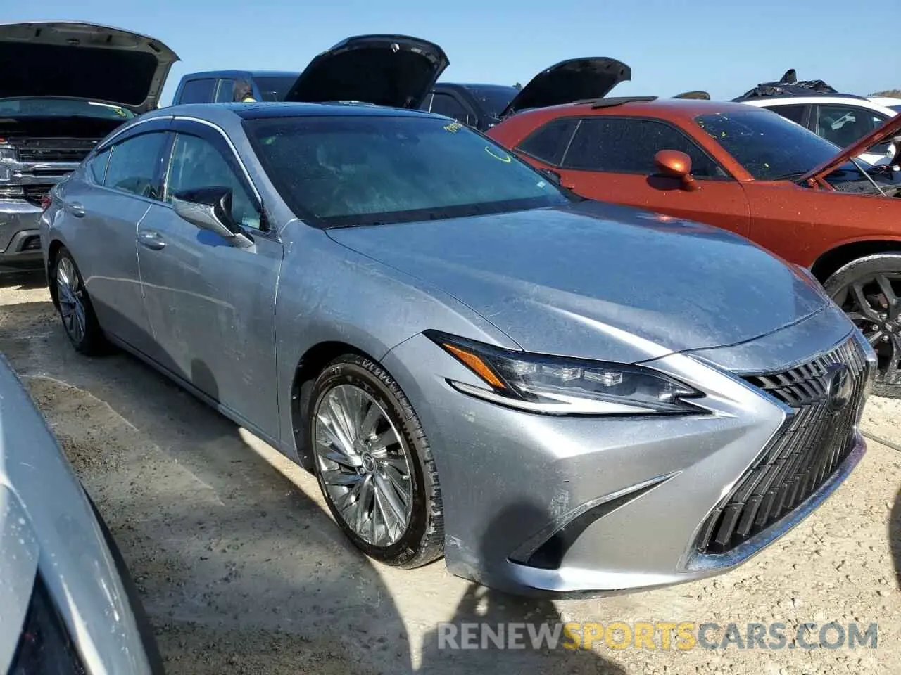 4 Фотография поврежденного автомобиля 58AFZ1B1XNU134417 LEXUS ES350 2022