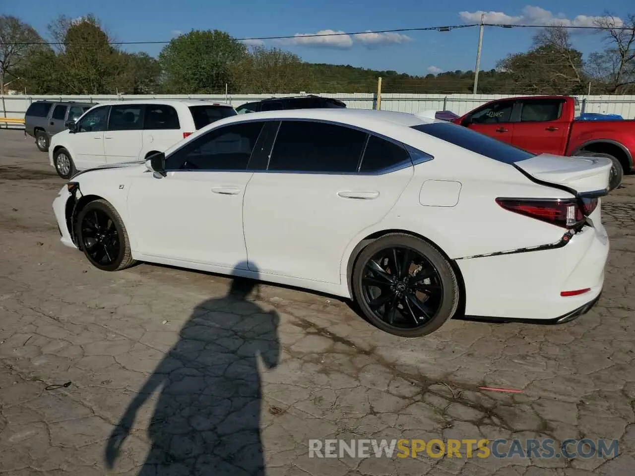 2 Photograph of a damaged car 58AGZ1B13NU129645 LEXUS ES350 2022