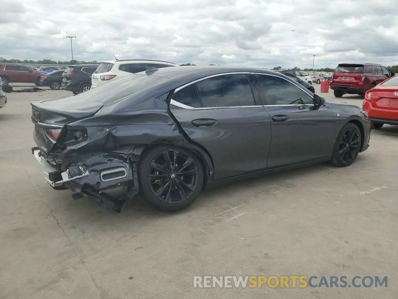 3 Photograph of a damaged car 58AGZ1B16NU118459 LEXUS ES350 2022