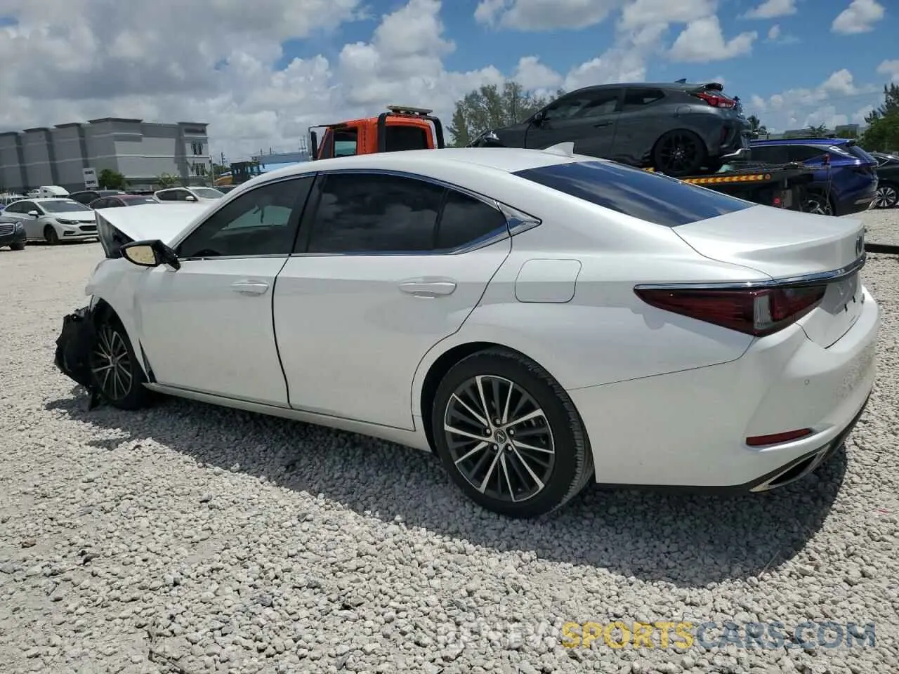 2 Photograph of a damaged car 58ADZ1B17PU157390 LEXUS ES350 2023