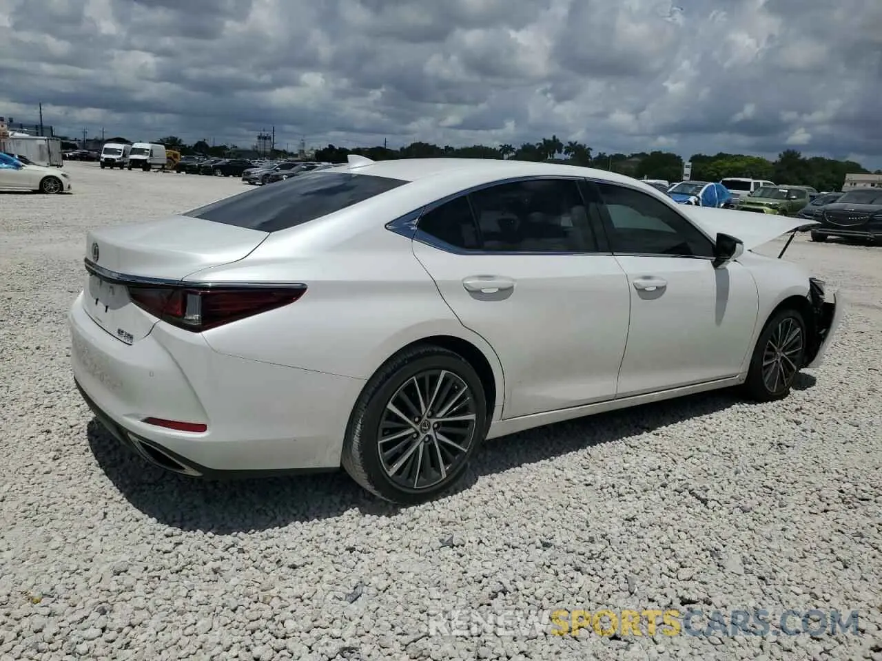 3 Photograph of a damaged car 58ADZ1B17PU157390 LEXUS ES350 2023