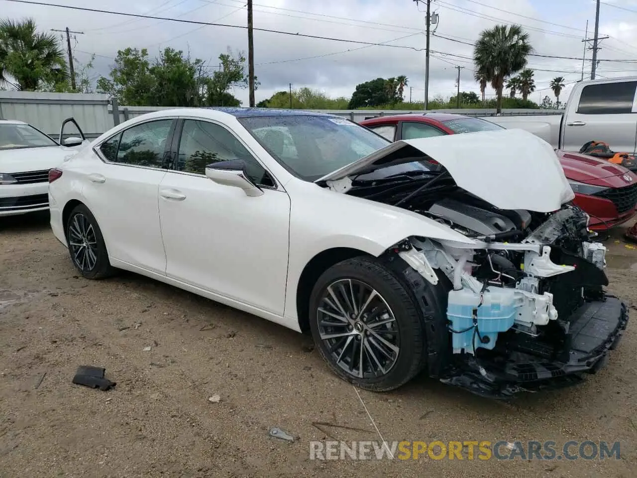 4 Photograph of a damaged car 58ADZ1B18PU141991 LEXUS ES350 2023