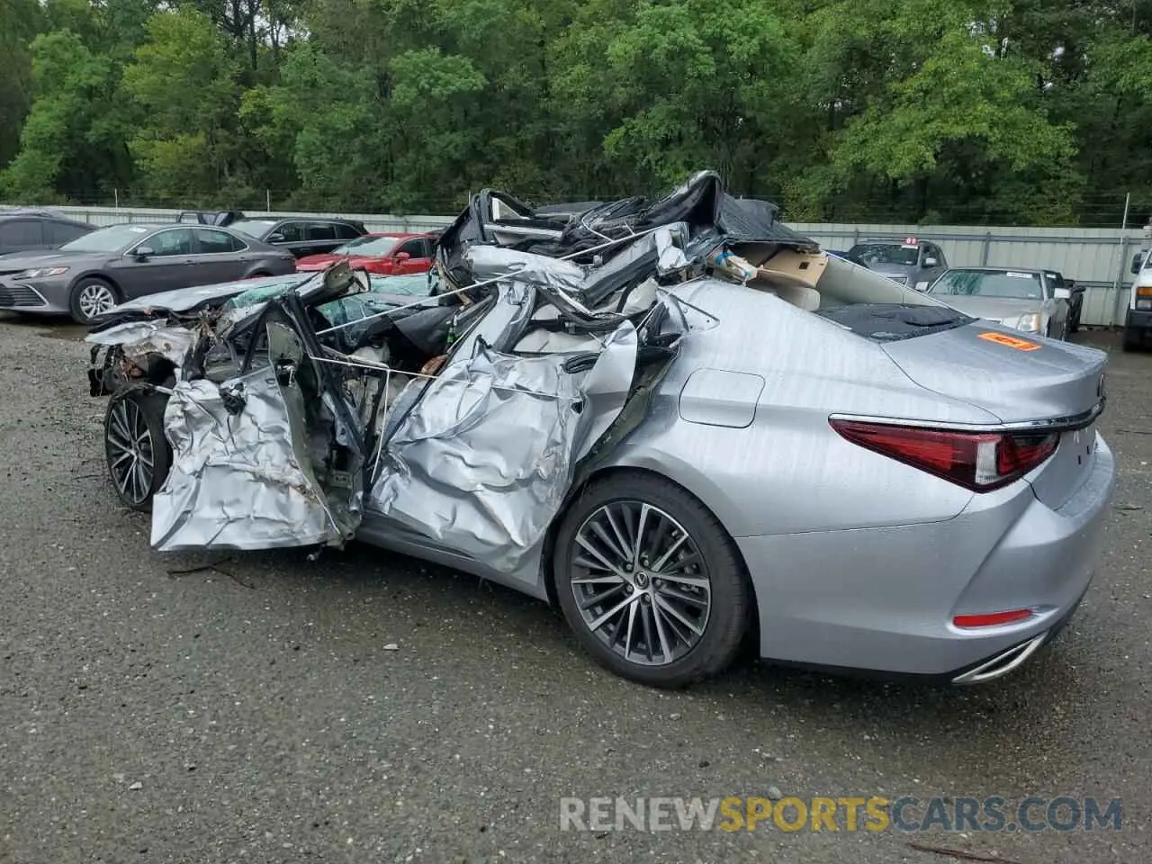 2 Photograph of a damaged car 58ADZ1B19PU158394 LEXUS ES350 2023