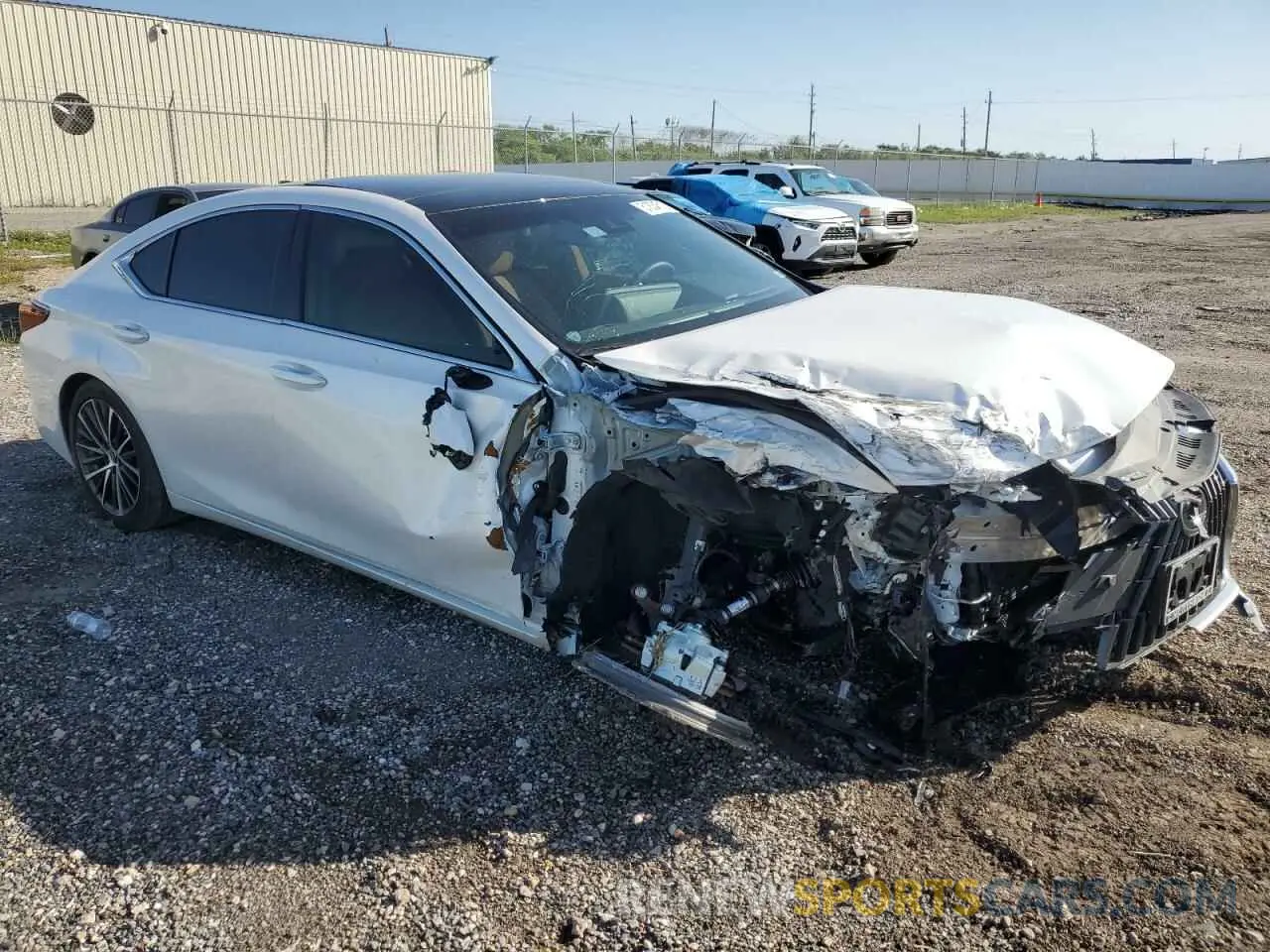 4 Photograph of a damaged car 58ADZ1B1XSU188240 LEXUS ES350 2025