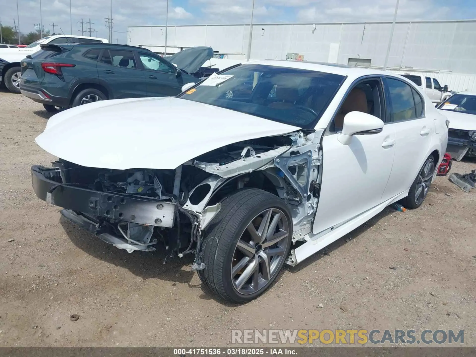 2 Photograph of a damaged car JTHBZ1BL1KA018269 LEXUS GS 2019