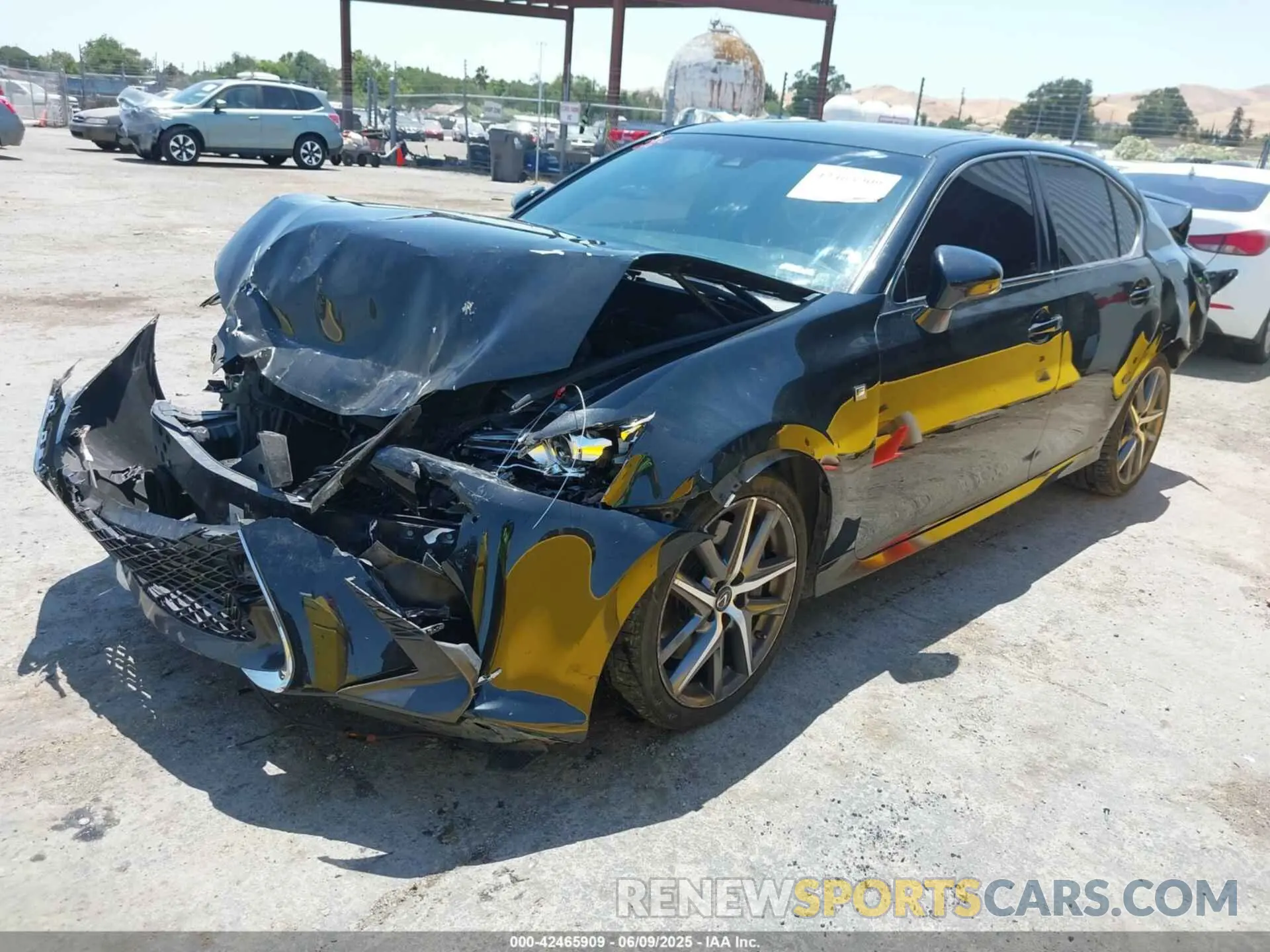 2 Фотография поврежденного автомобиля JTHBZ1BL0KA018408 LEXUS GS 350 2019