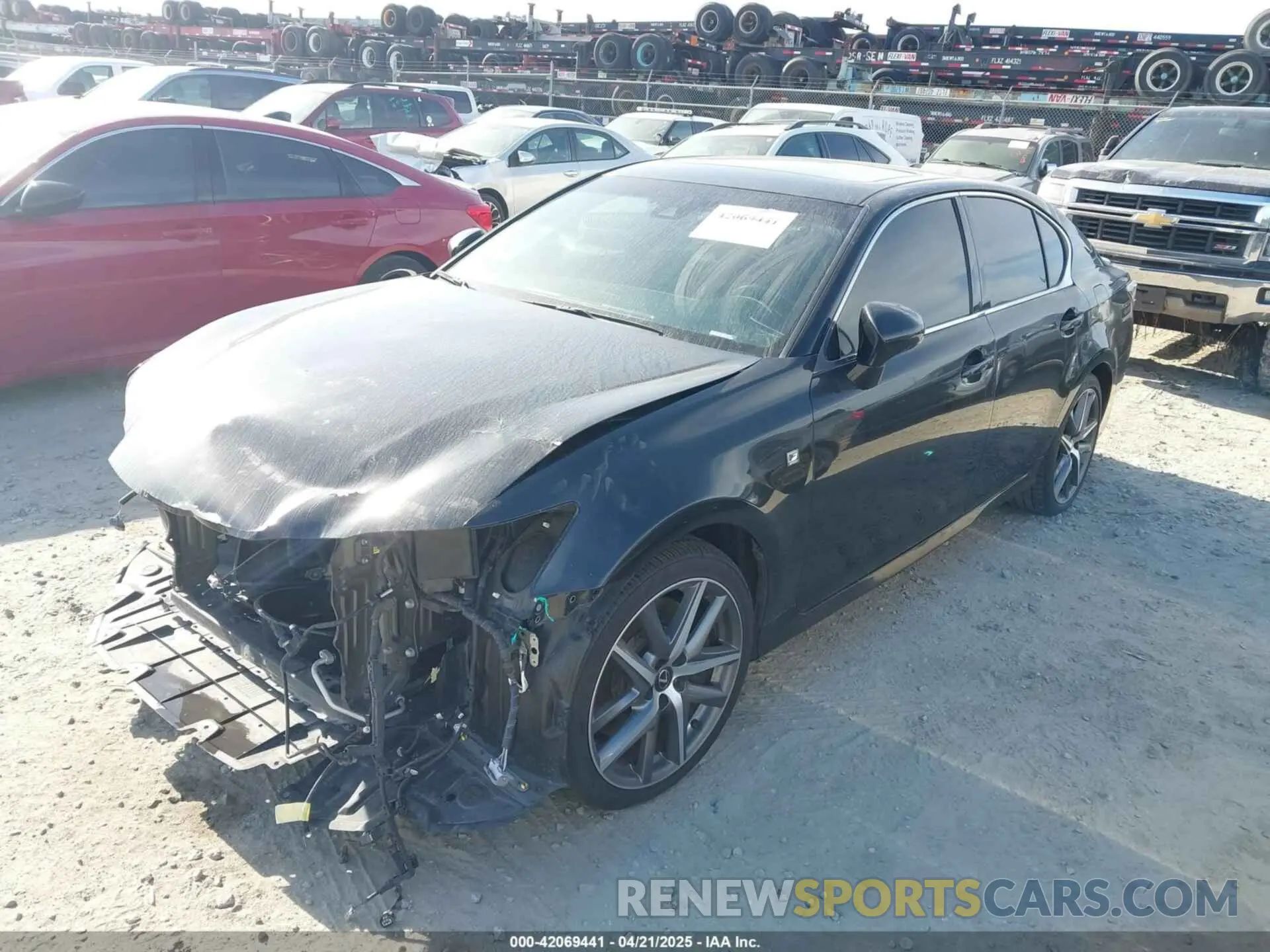 2 Photograph of a damaged car JTHEZ1BL9LA020110 LEXUS GS 350 2020