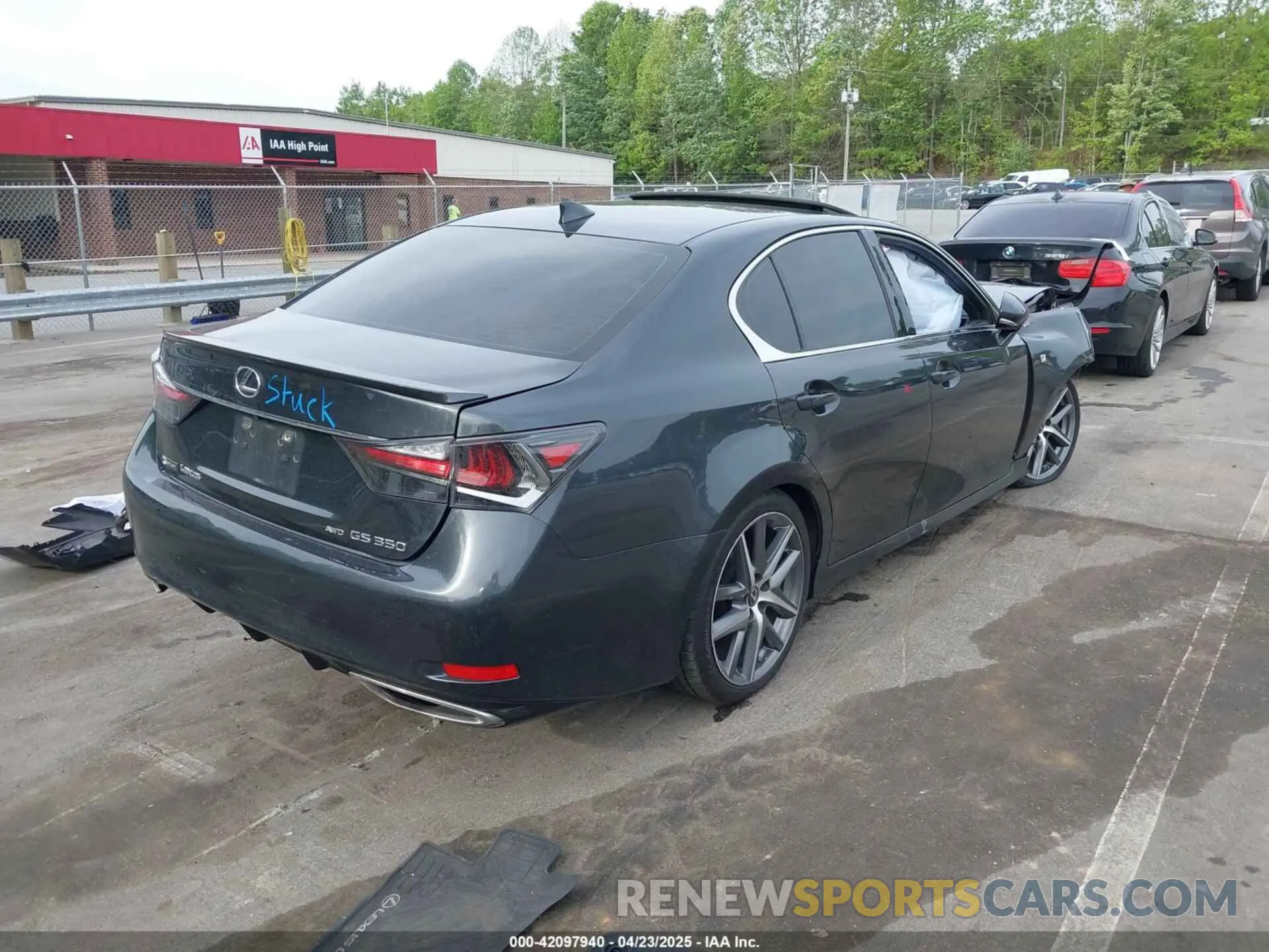 4 Фотография поврежденного автомобиля JTHEZ1CL8LA012496 LEXUS GS 350 2020