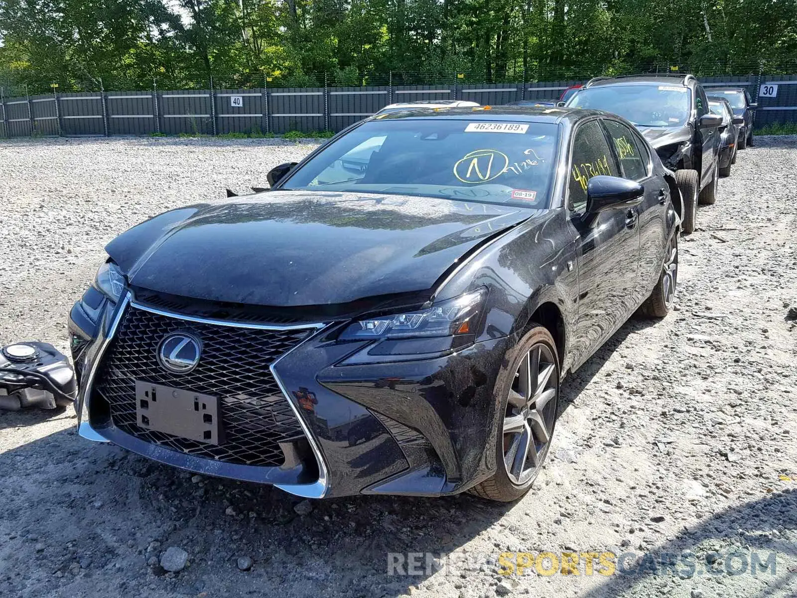 2 Photograph of a damaged car JTHCZ1BL3KA011358 LEXUS GS 350 BAS 2019