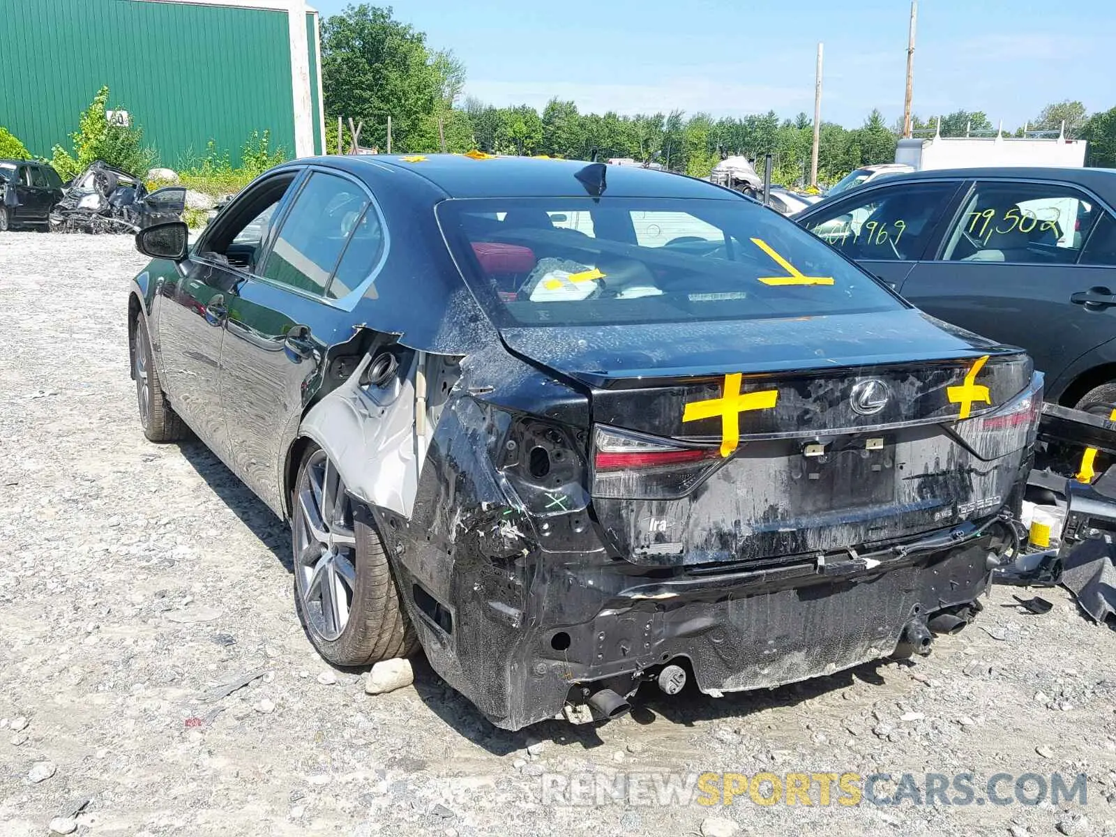 3 Photograph of a damaged car JTHCZ1BL3KA011358 LEXUS GS 350 BAS 2019