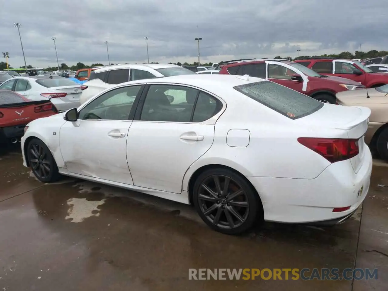 2 Photograph of a damaged car JTHBE1BL5D5005614 LEXUS GS350 2013