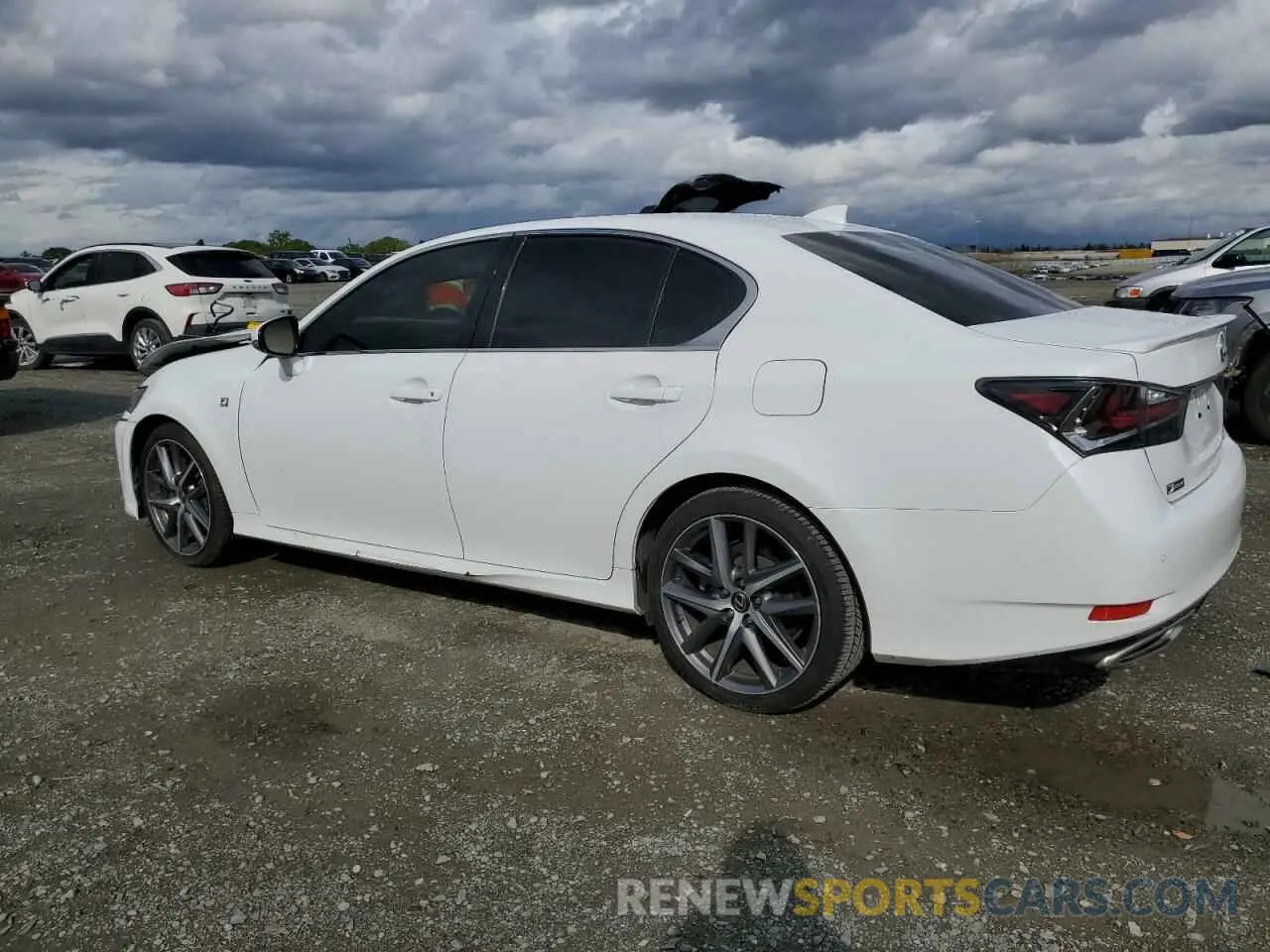 2 Photograph of a damaged car JTHBZ1BL7KA017742 LEXUS GS350 2019