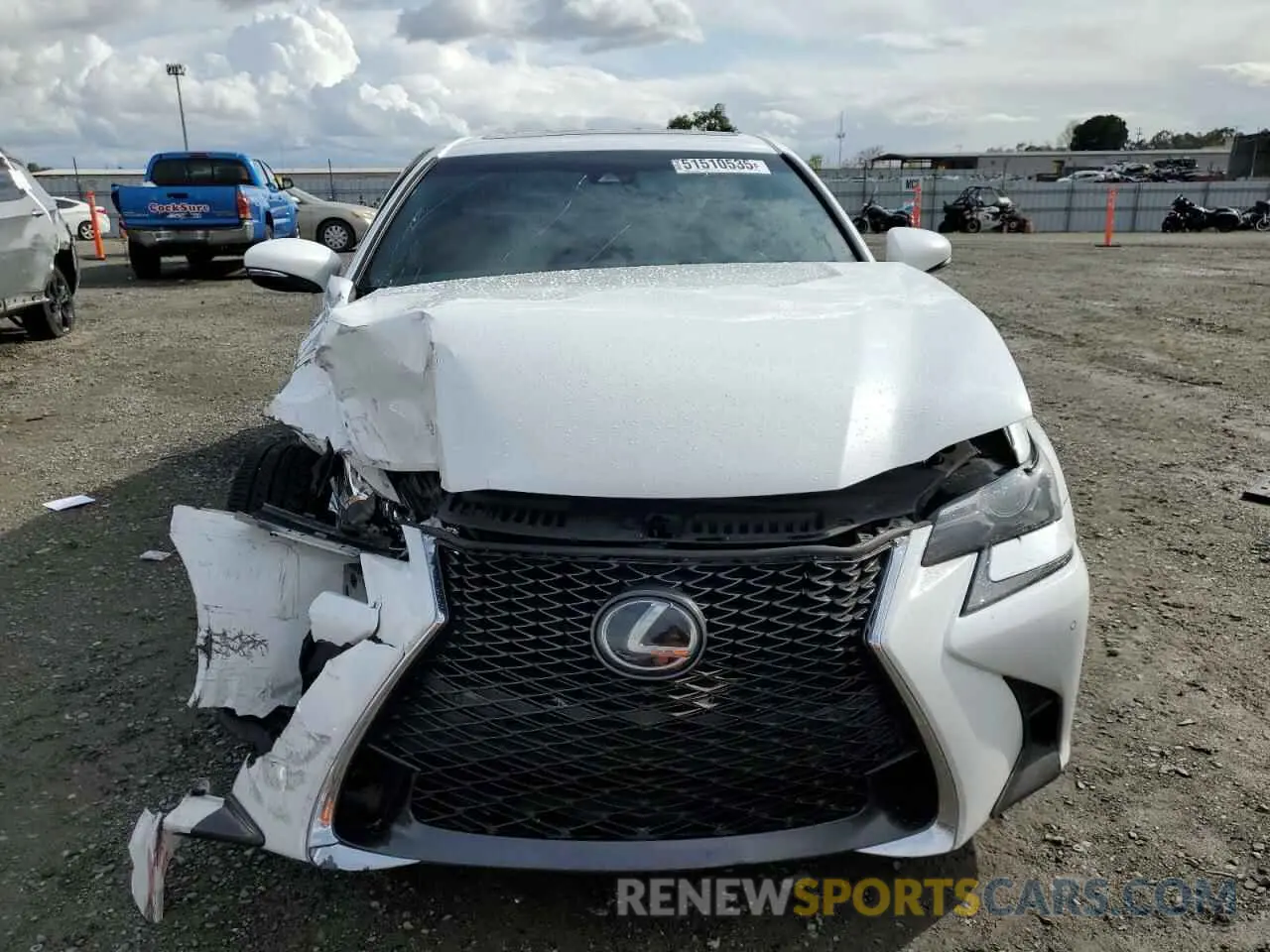 5 Photograph of a damaged car JTHBZ1BL7KA017742 LEXUS GS350 2019