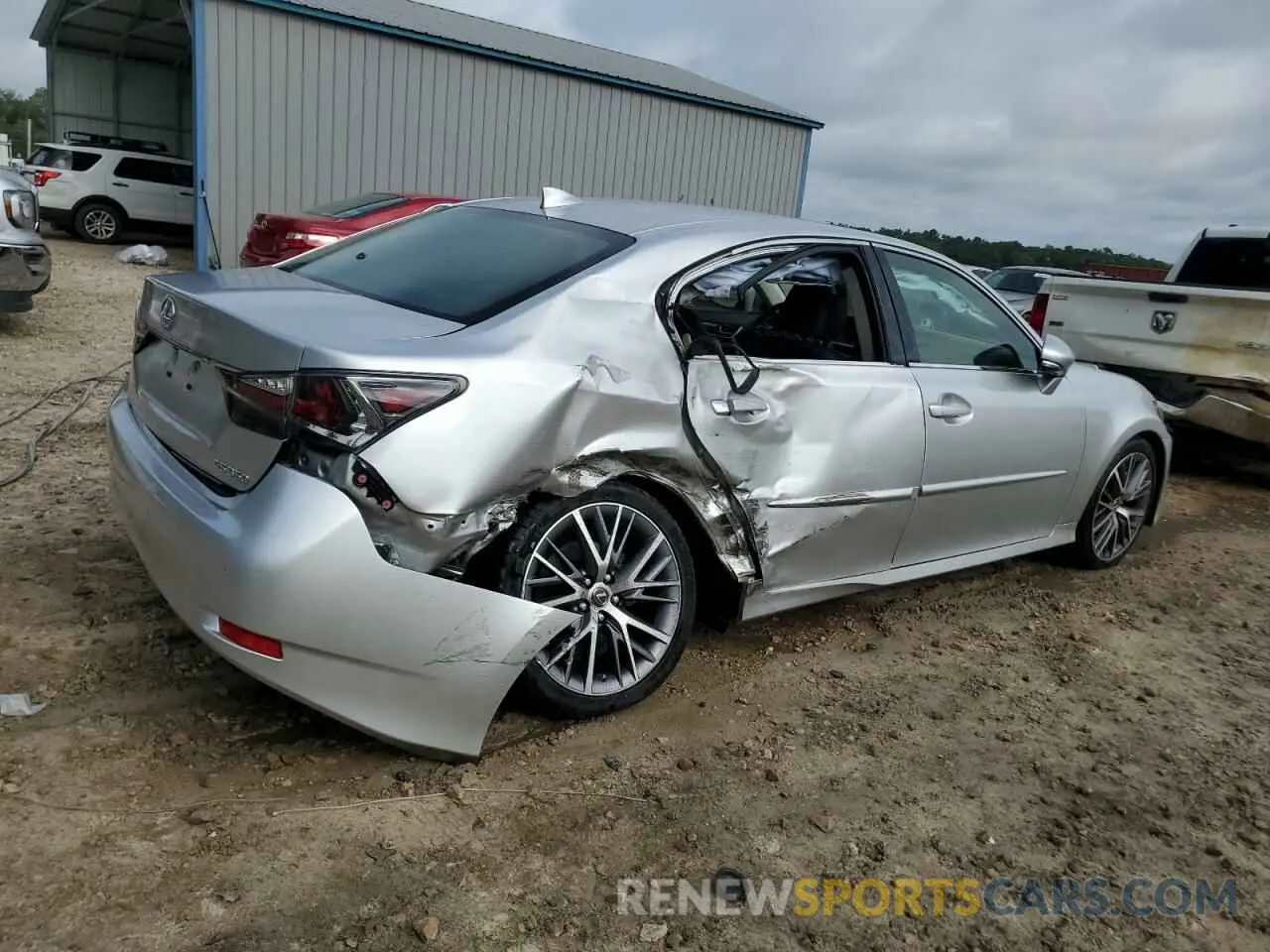 3 Photograph of a damaged car JTHBZ1BLXKA018514 LEXUS GS350 2019