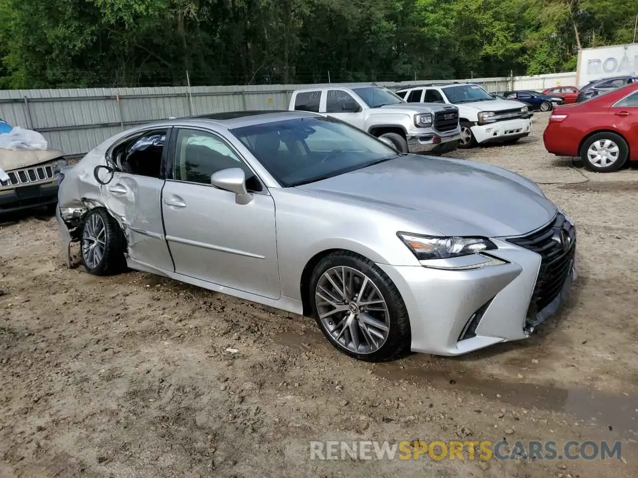 4 Photograph of a damaged car JTHBZ1BLXKA018514 LEXUS GS350 2019