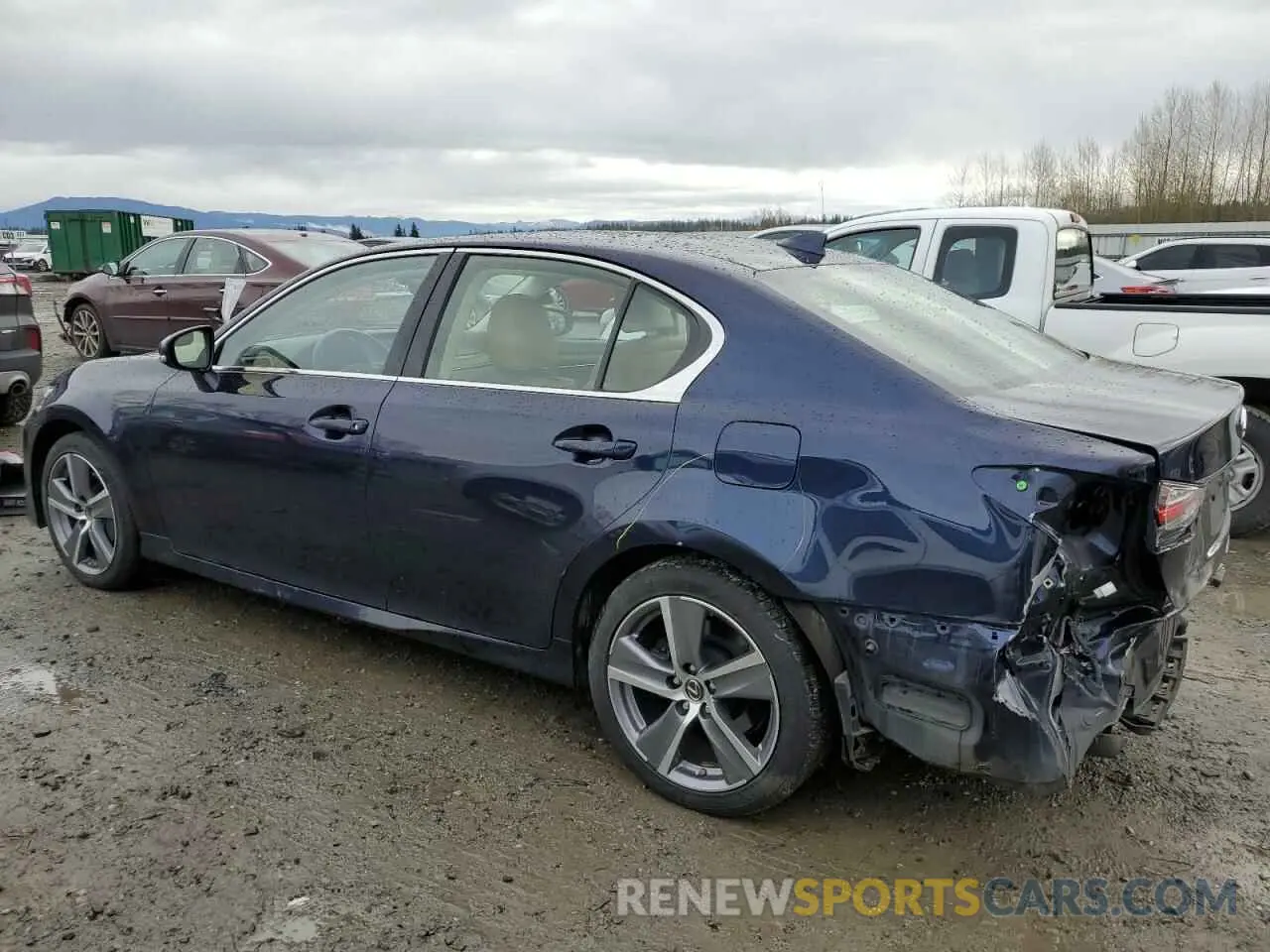 2 Photograph of a damaged car JTHCZ1BL9KA011073 LEXUS GS350 2019