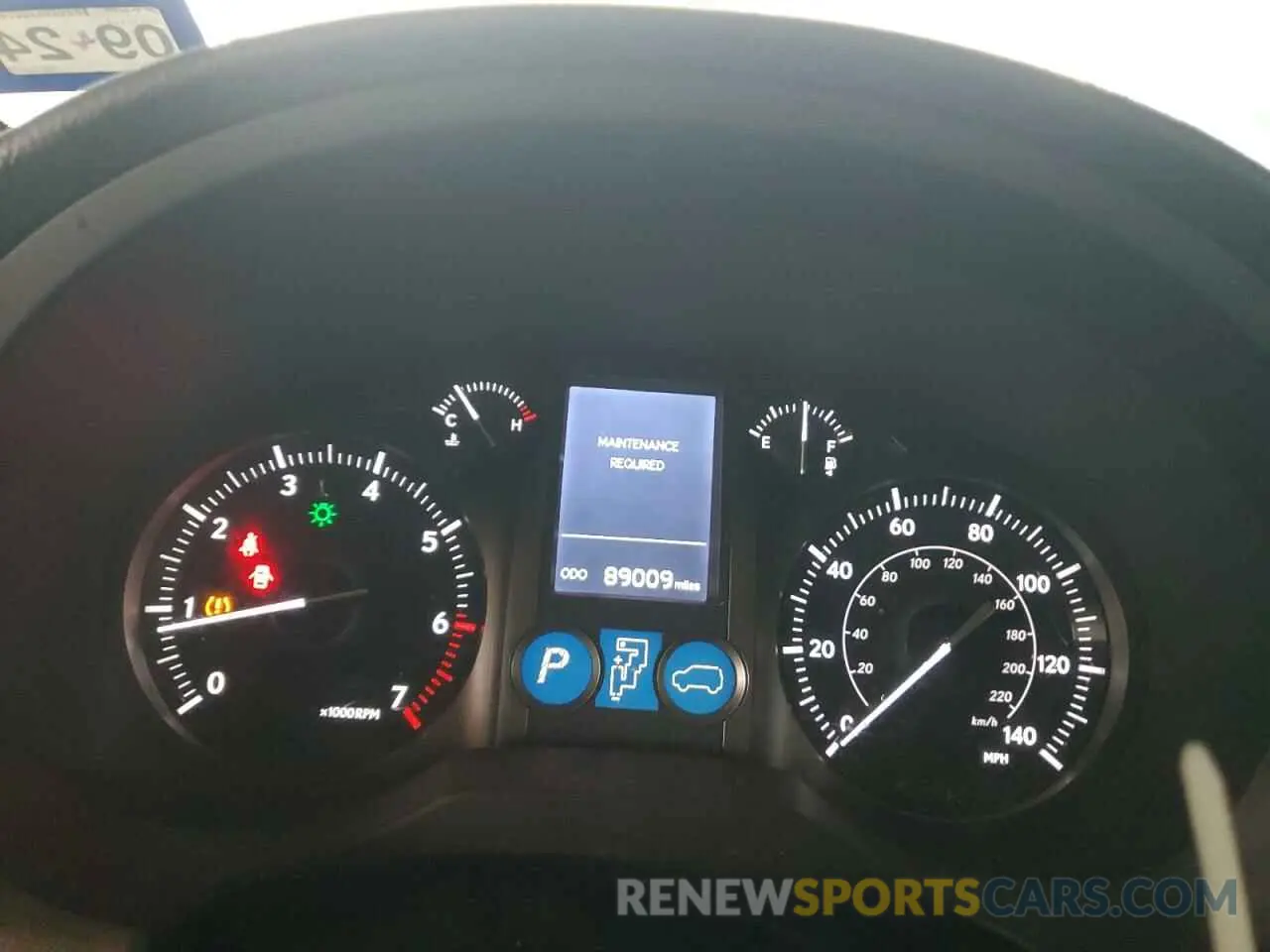 9 Photograph of a damaged car JTJBM7FX0K5232059 LEXUS GX 2019