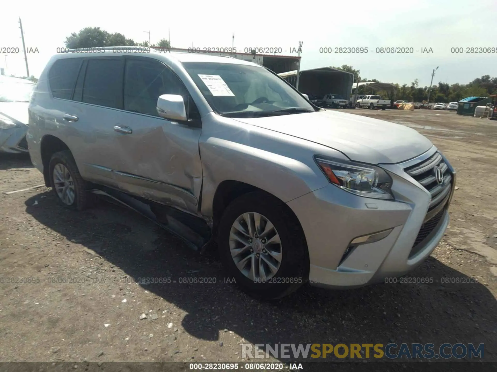 1 Photograph of a damaged car JTJBM7FX2K5223203 LEXUS GX 2019