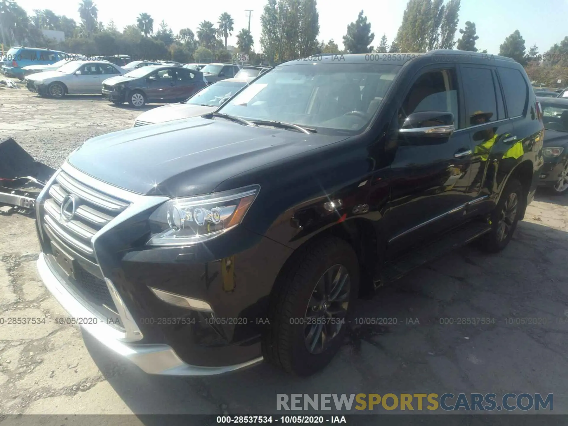 2 Photograph of a damaged car JTJBM7FX2K5230622 LEXUS GX 2019
