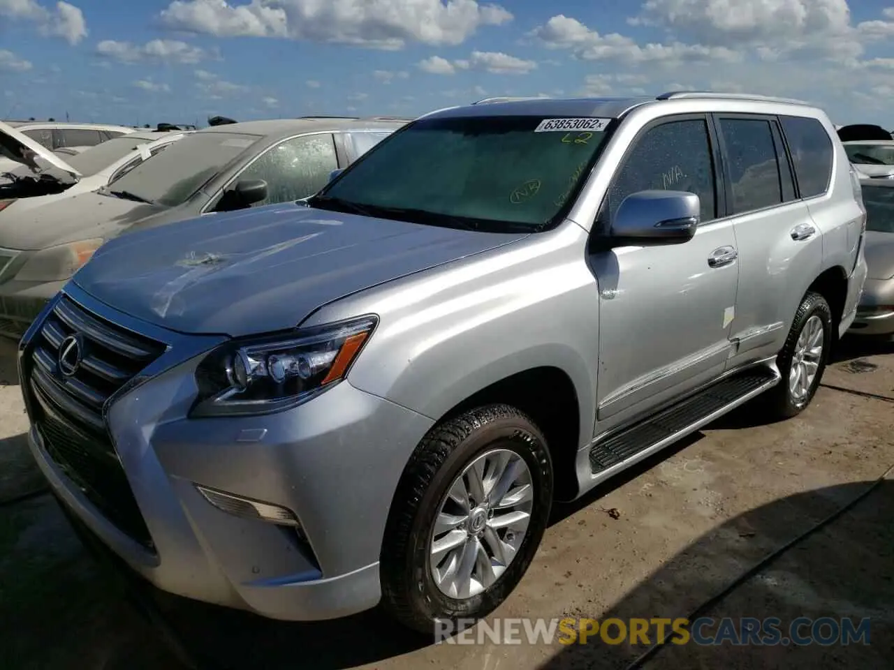 2 Фотография поврежденного автомобиля JTJBM7FX4K5210923 LEXUS GX 2019