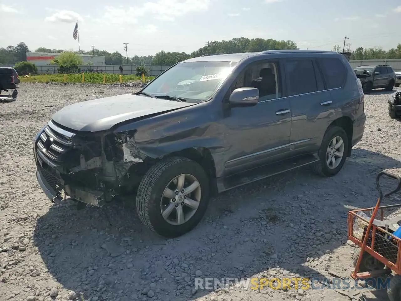 1 Photograph of a damaged car JTJBM7FX4K5214759 LEXUS GX 2019