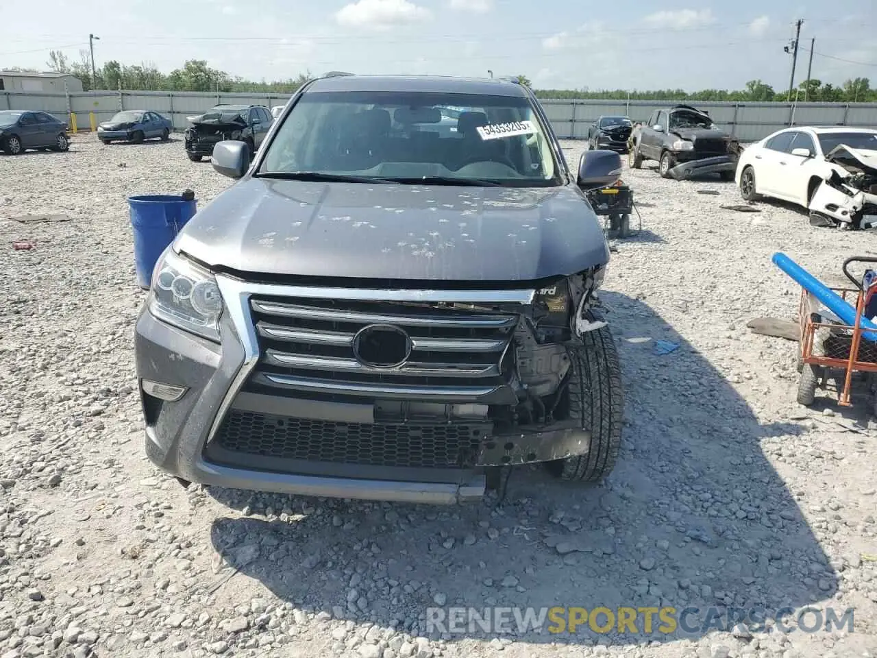 5 Photograph of a damaged car JTJBM7FX4K5214759 LEXUS GX 2019