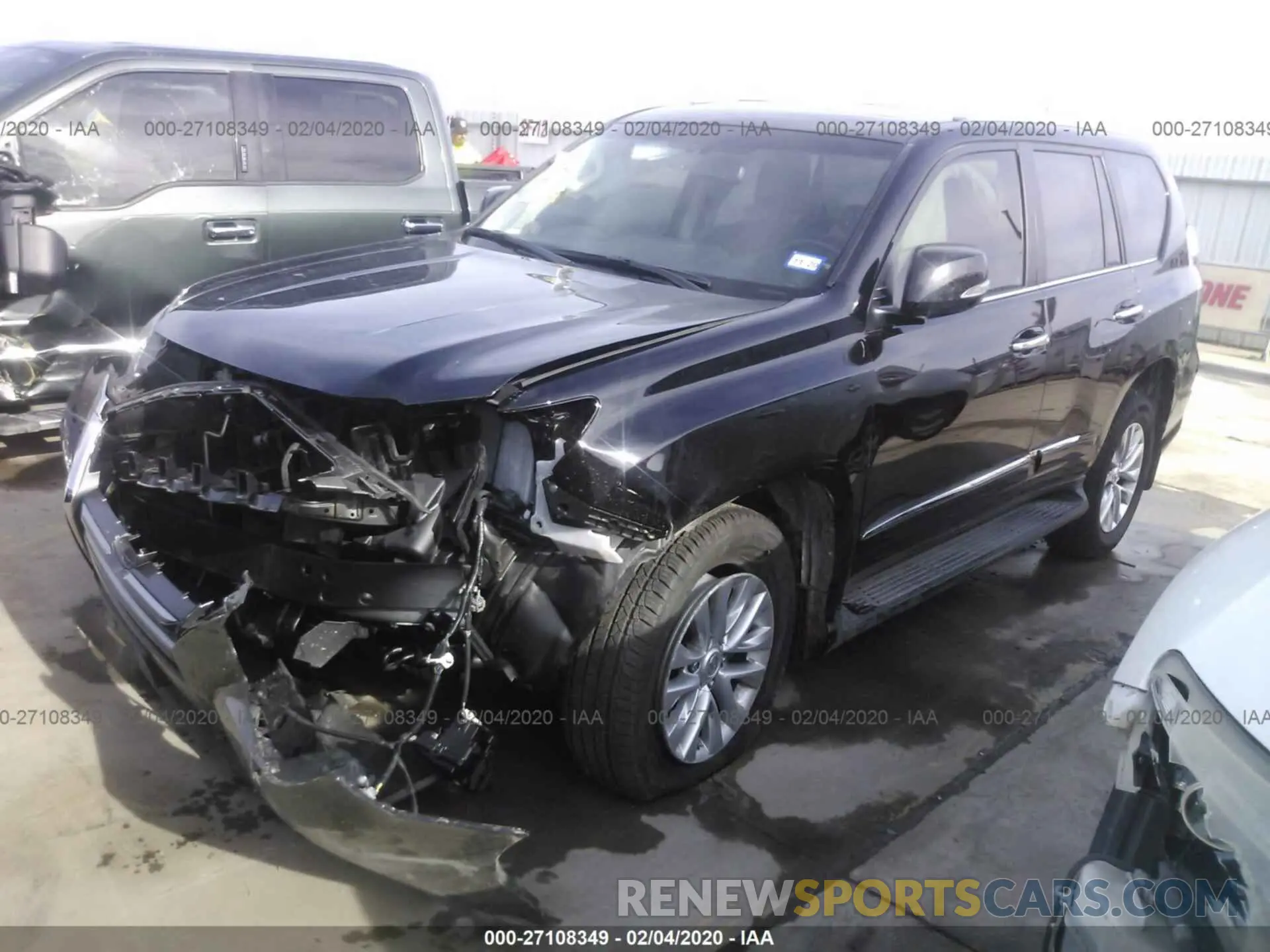 2 Photograph of a damaged car JTJBM7FX4K5217628 LEXUS GX 2019