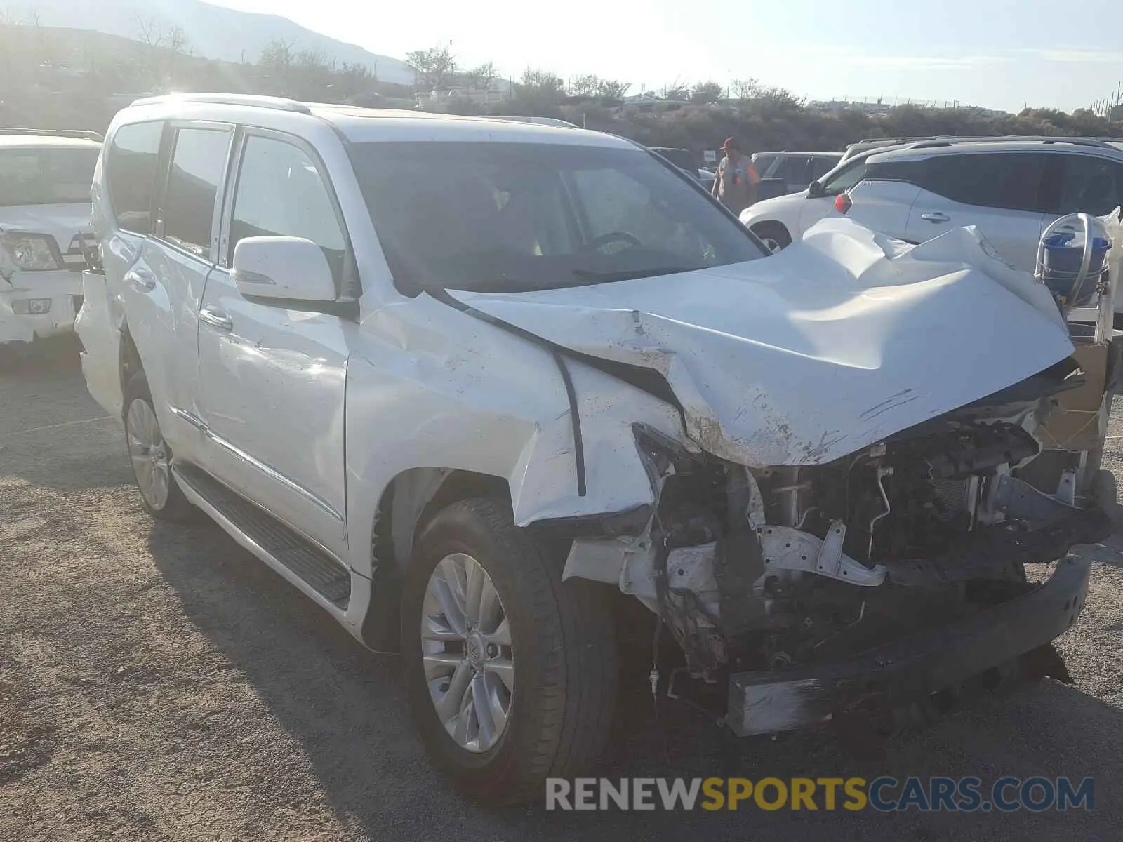 1 Photograph of a damaged car JTJBM7FX8K5219334 LEXUS GX 2019