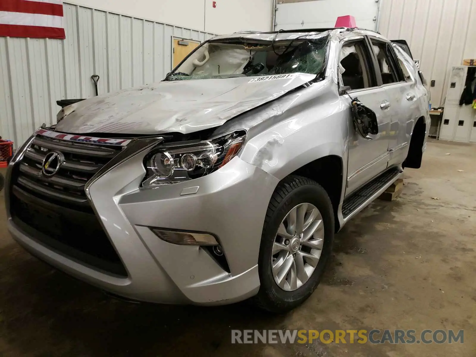2 Photograph of a damaged car JTJBM7FX9K5226227 LEXUS GX 2019