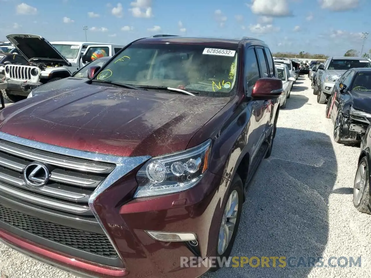 9 Photograph of a damaged car JTJBM7FXXK5225250 LEXUS GX 2019