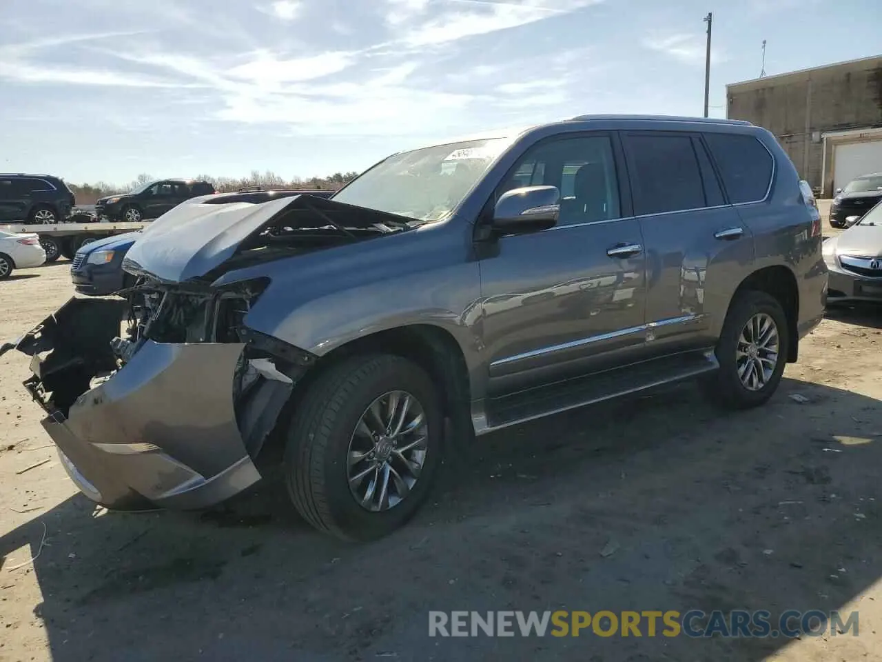 1 Photograph of a damaged car JTJJM7FX3K5232990 LEXUS GX 2019