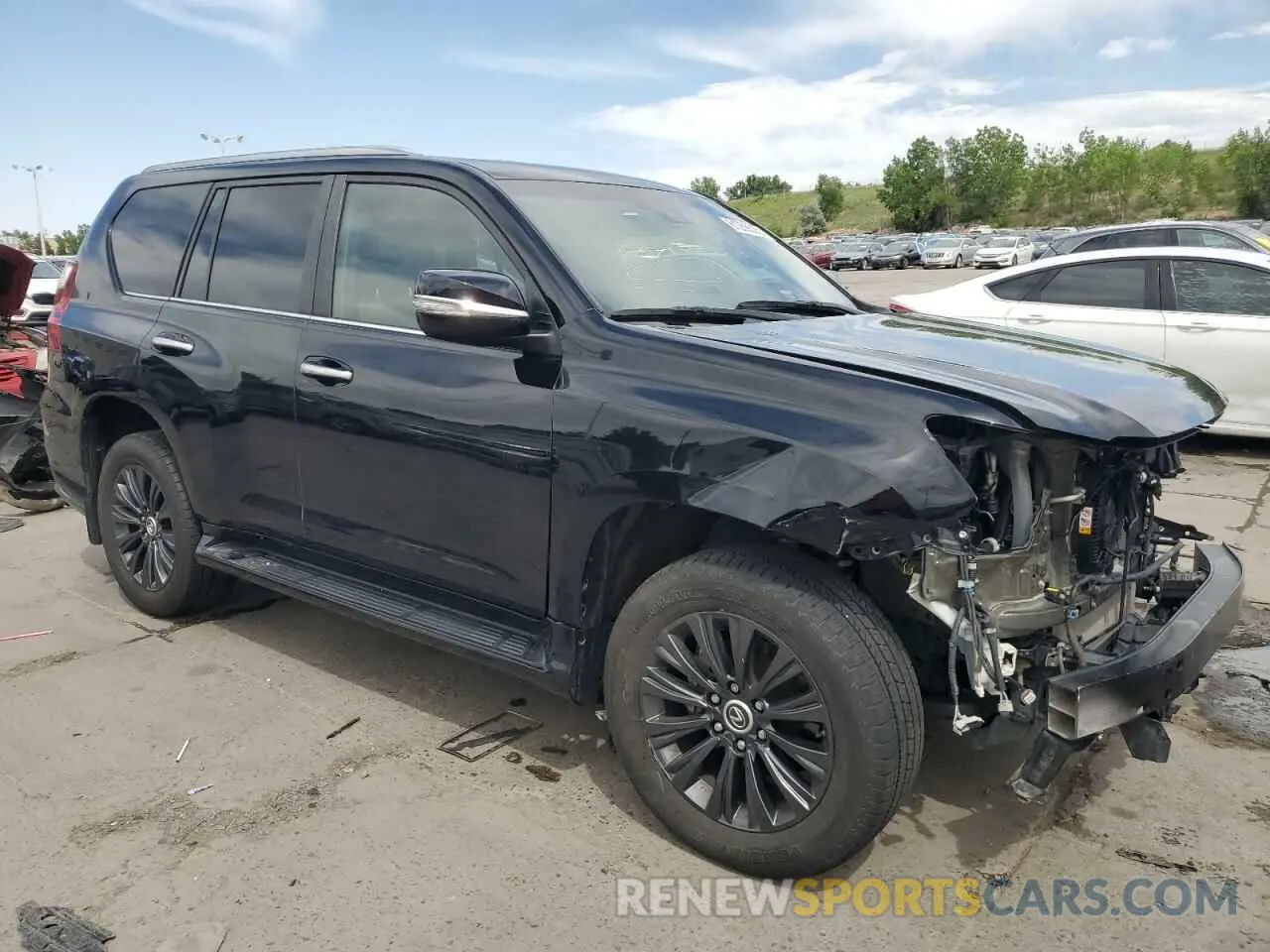 4 Фотография поврежденного автомобиля JTJAM7BX0L5247213 LEXUS GX 2020
