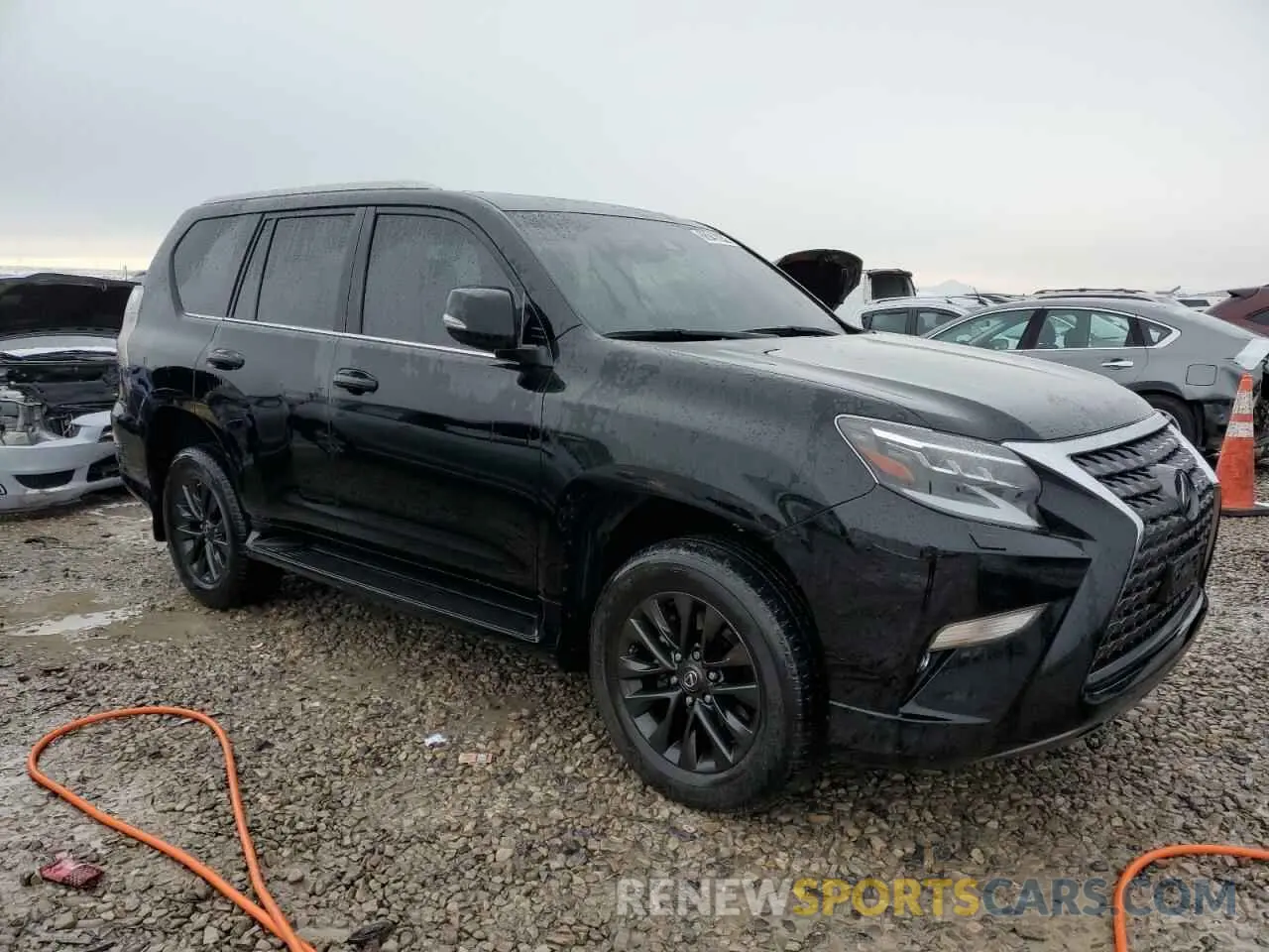 4 Фотография поврежденного автомобиля JTJAM7BX0L5256011 LEXUS GX 2020