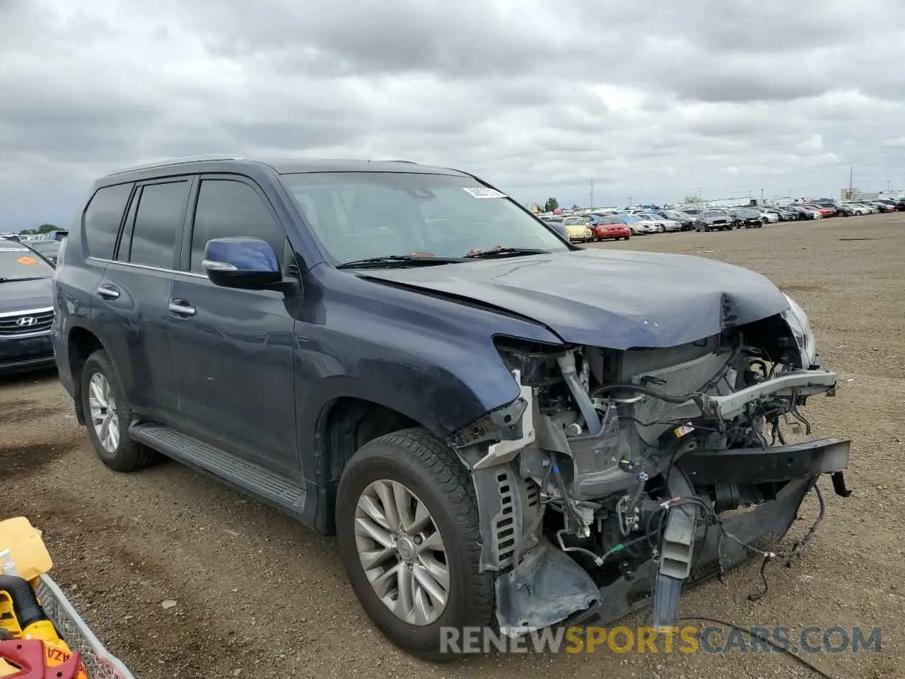 1 Photograph of a damaged car JTJAM7BX1L5264036 LEXUS GX 2020