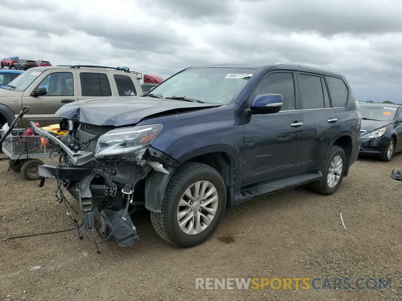 2 Photograph of a damaged car JTJAM7BX1L5264036 LEXUS GX 2020