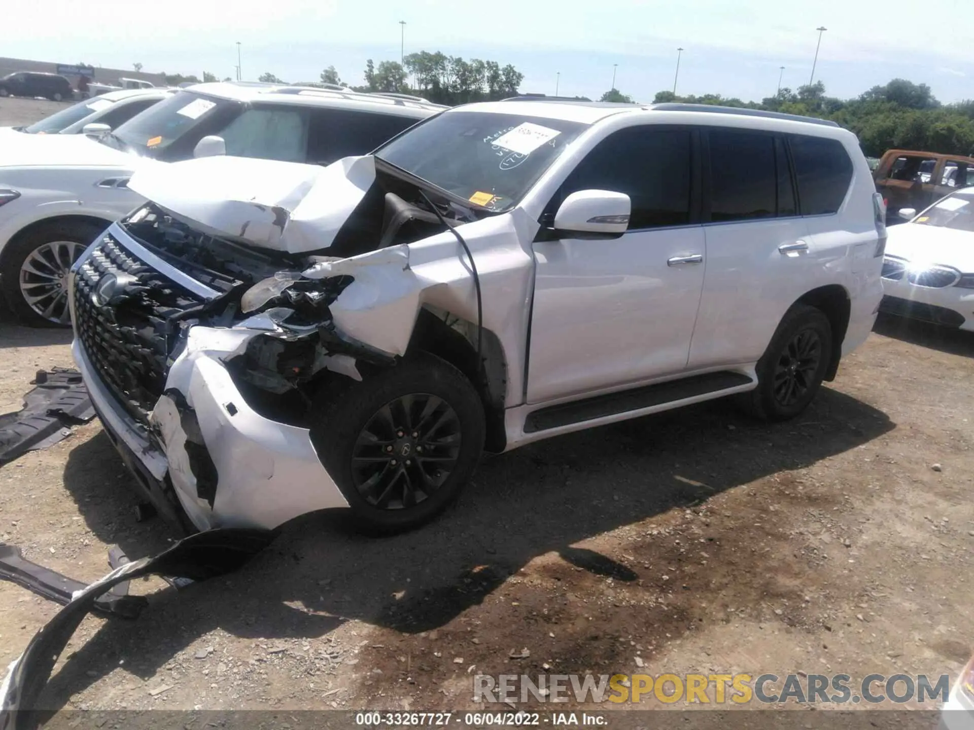 2 Фотография поврежденного автомобиля JTJAM7BX1L5264912 LEXUS GX 2020