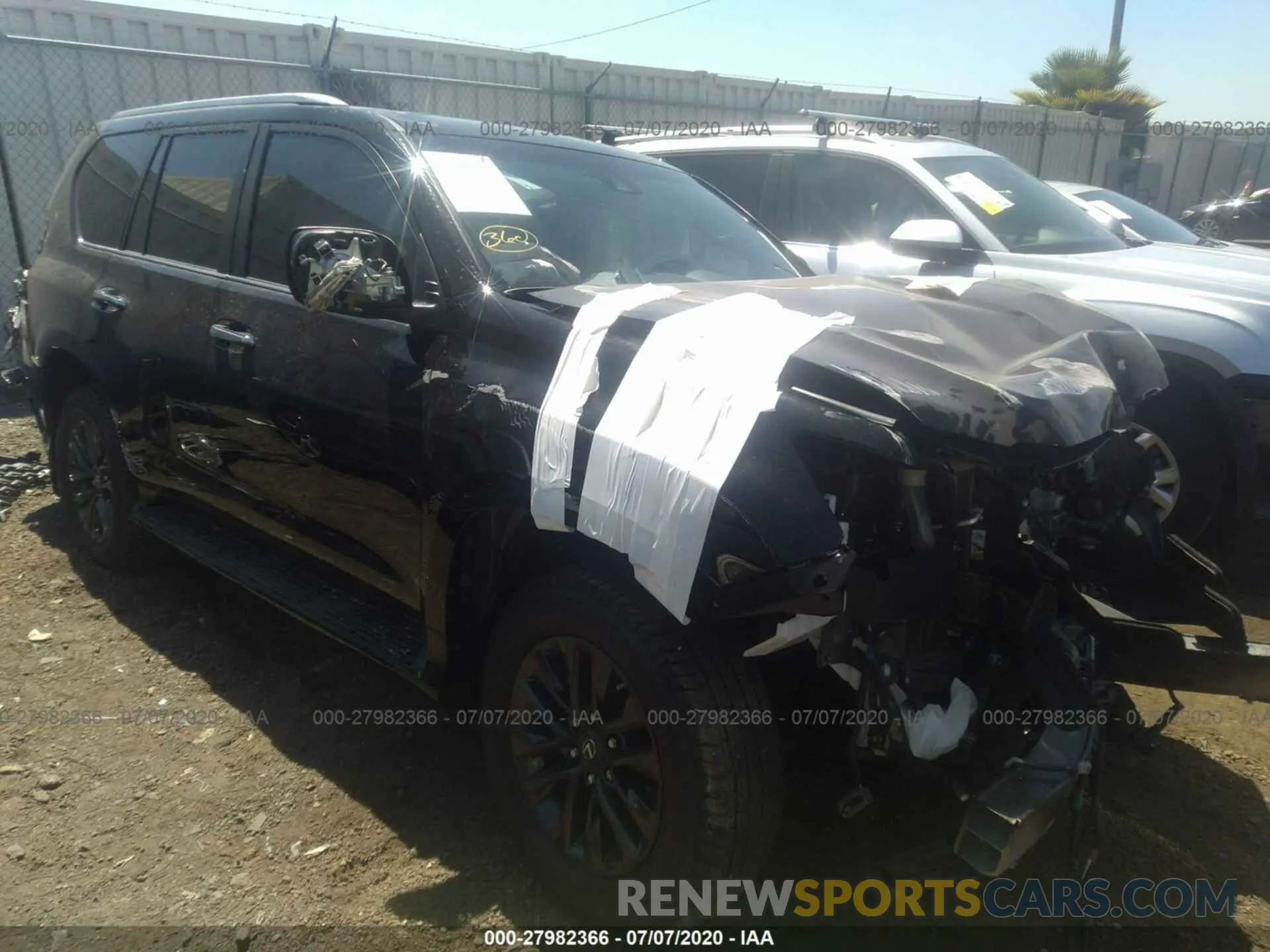 1 Фотография поврежденного автомобиля JTJAM7BX2L5256866 LEXUS GX 2020