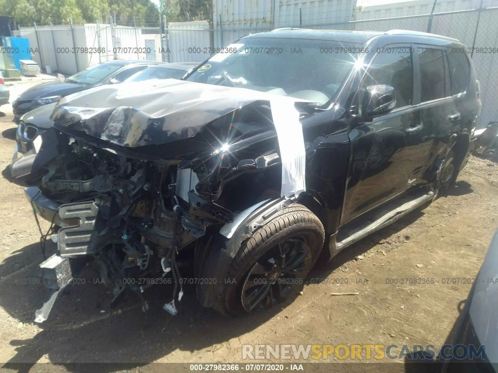6 Фотография поврежденного автомобиля JTJAM7BX2L5256866 LEXUS GX 2020