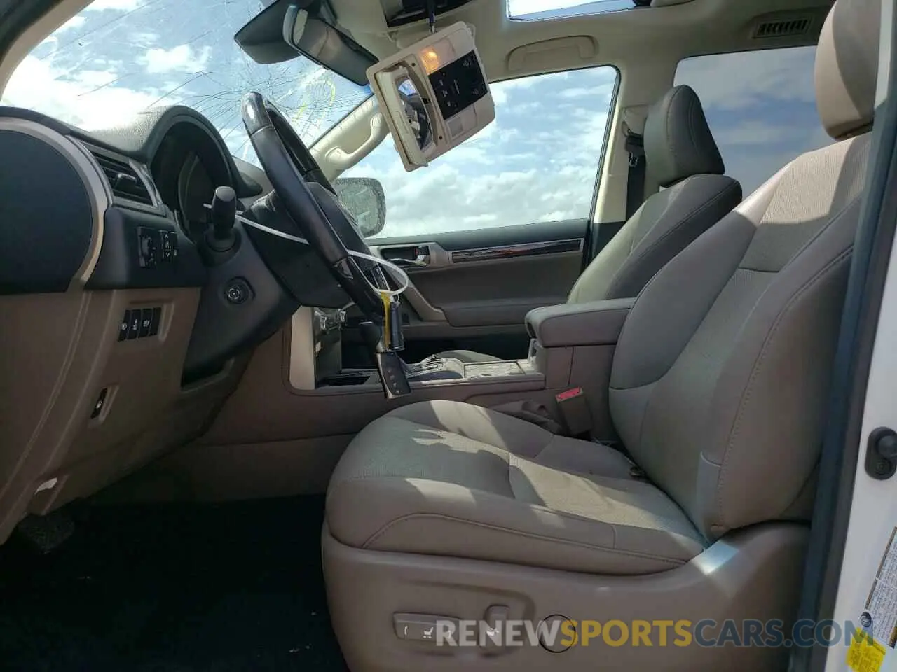 7 Фотография поврежденного автомобиля JTJAM7BX2L5267575 LEXUS GX 2020