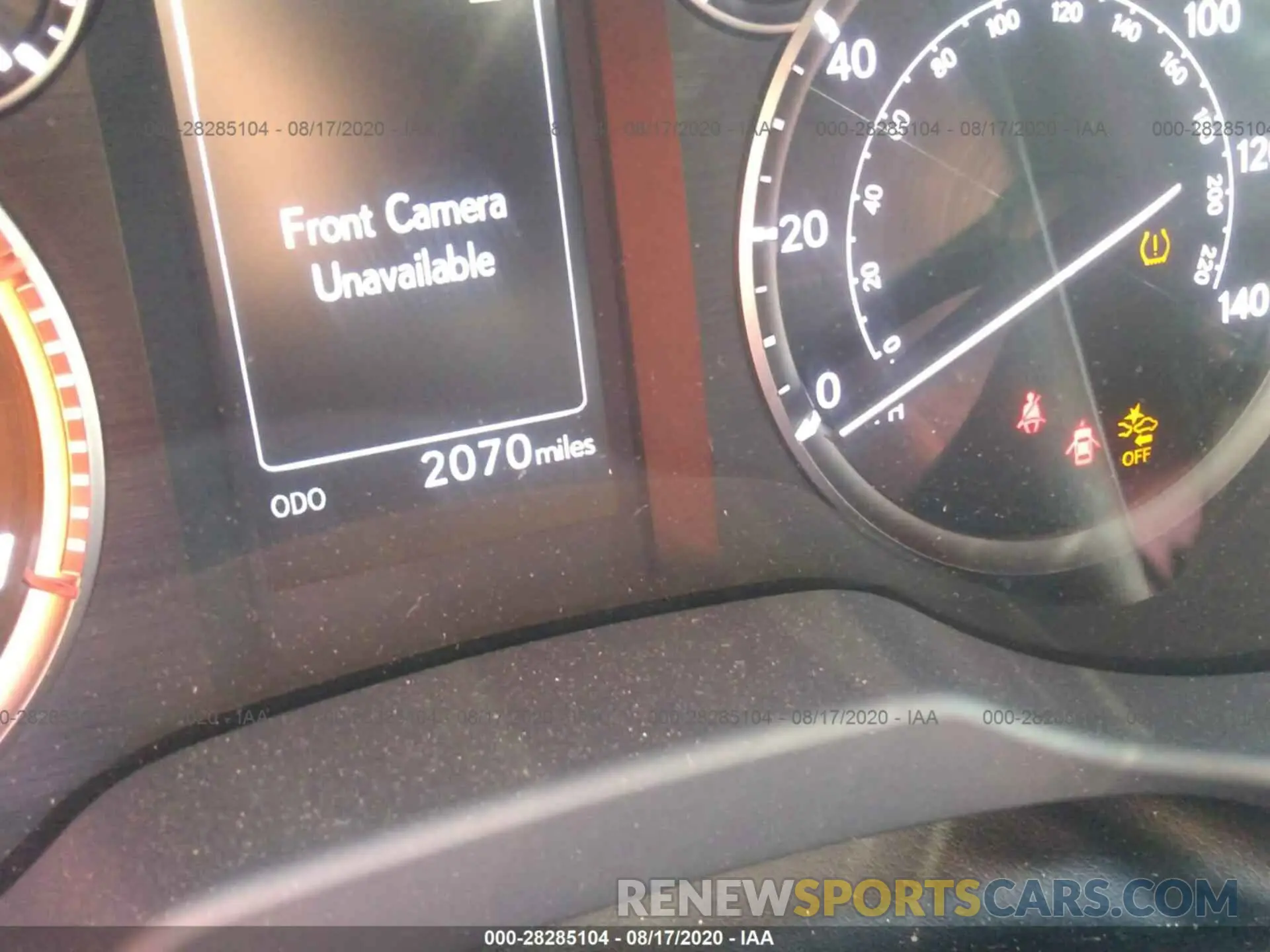 7 Фотография поврежденного автомобиля JTJAM7BX5L5261933 LEXUS GX 2020