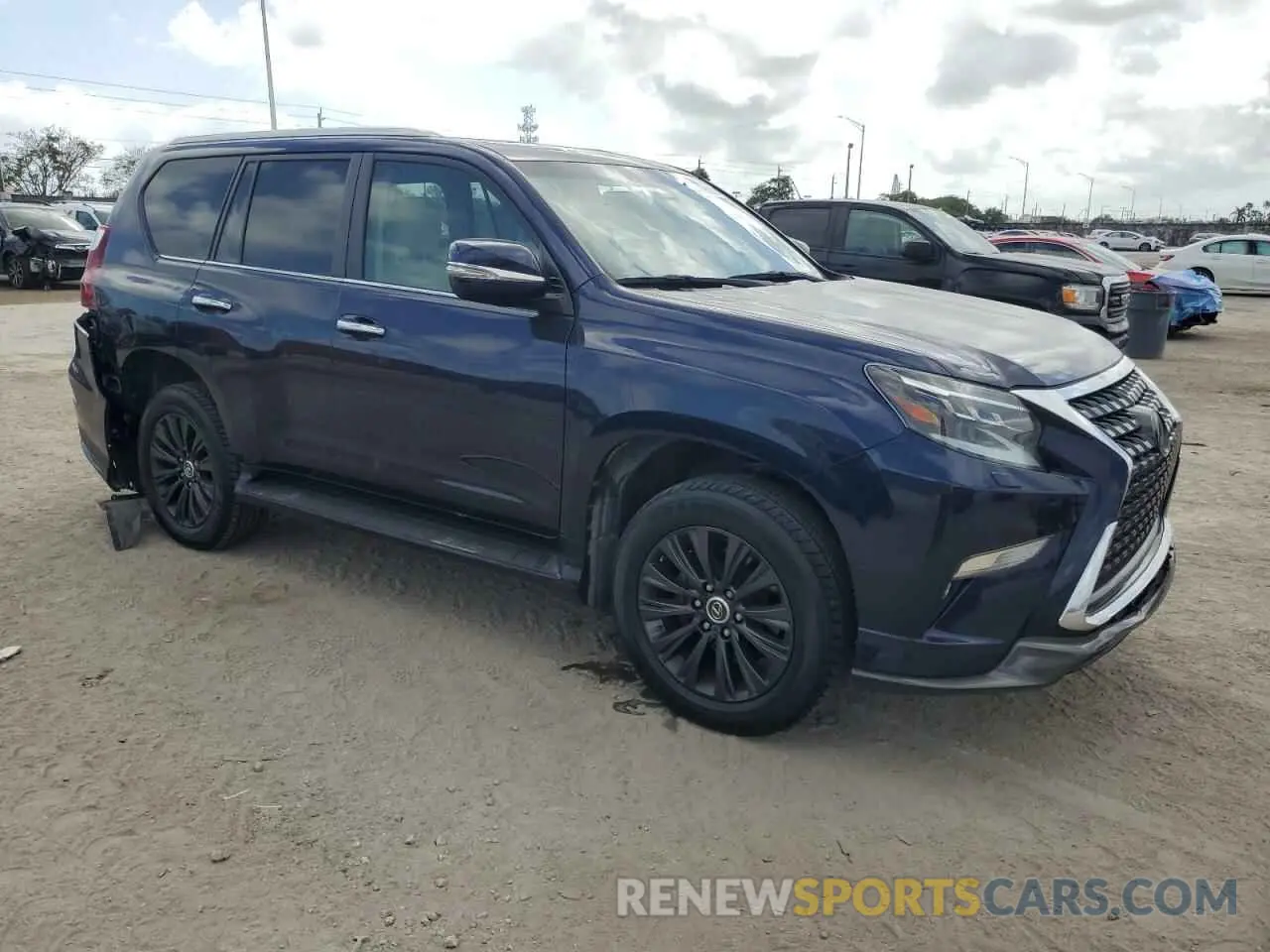 4 Фотография поврежденного автомобиля JTJAM7BX5L5265643 LEXUS GX 2020