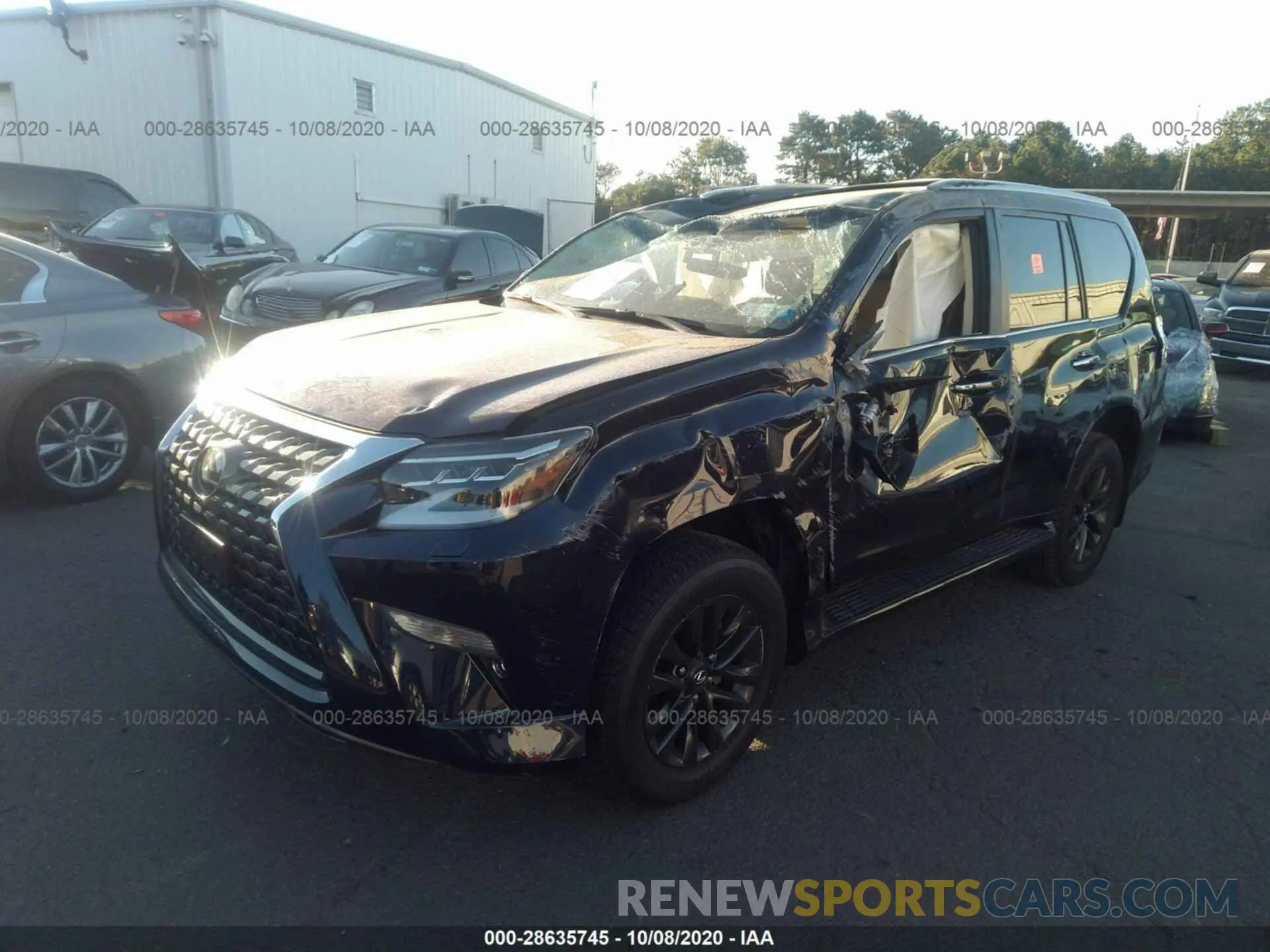 2 Photograph of a damaged car JTJAM7BX6L5249385 LEXUS GX 2020