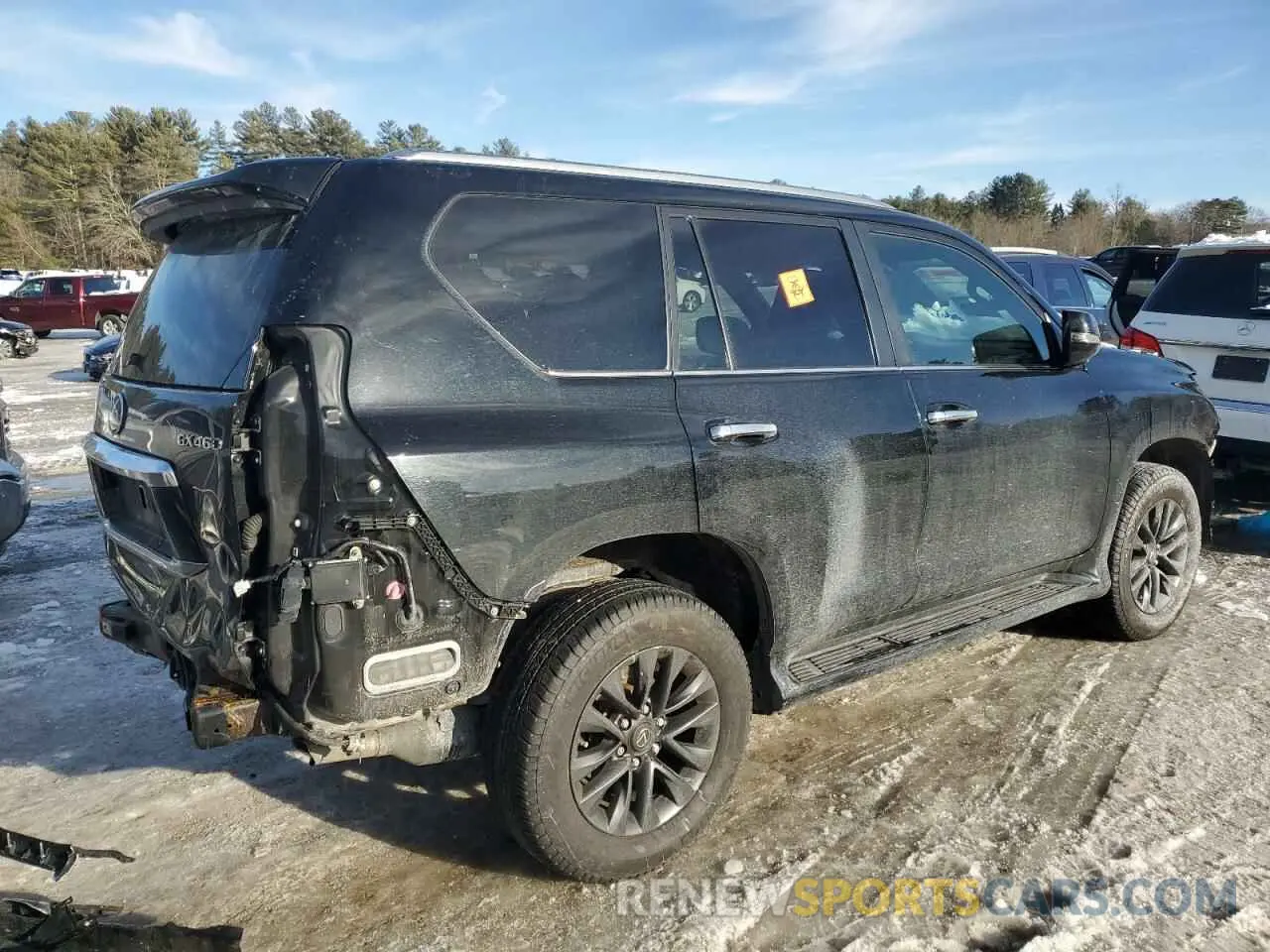 3 Фотография поврежденного автомобиля JTJAM7BX7L5260346 LEXUS GX 2020
