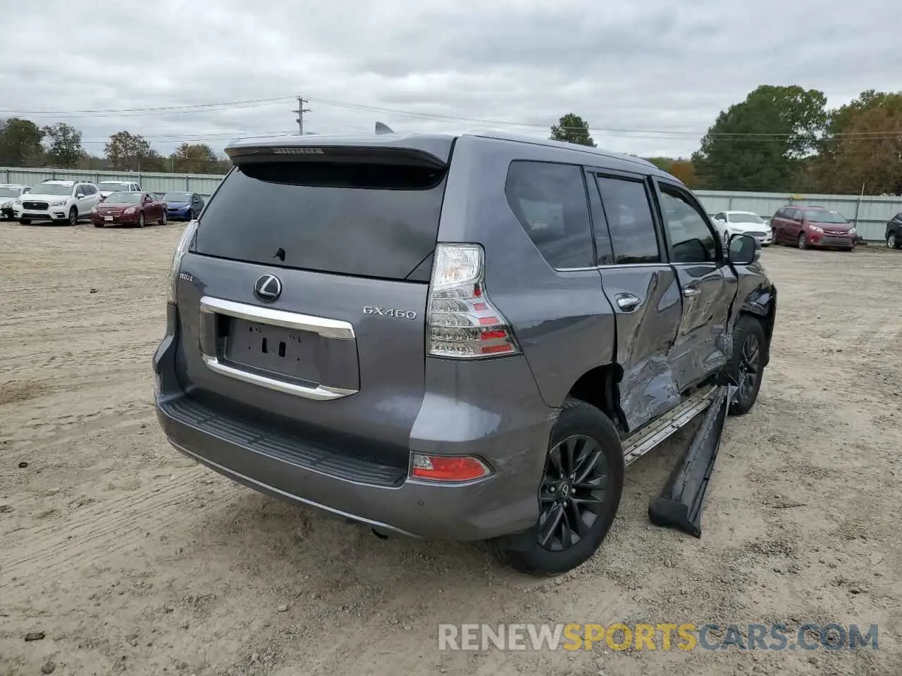 4 Фотография поврежденного автомобиля JTJAM7BX8L5241191 LEXUS GX 2020