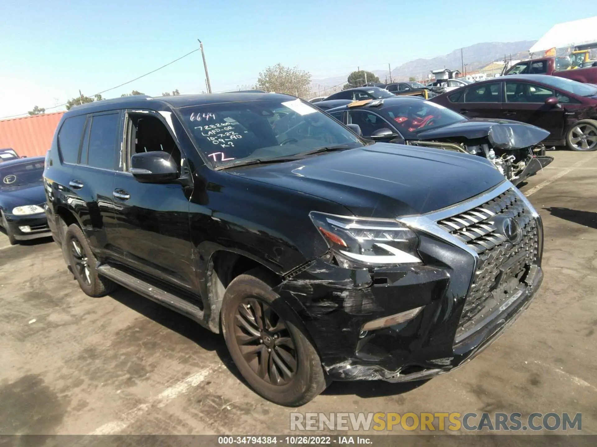 1 Photograph of a damaged car JTJAM7BXXL5253486 LEXUS GX 2020