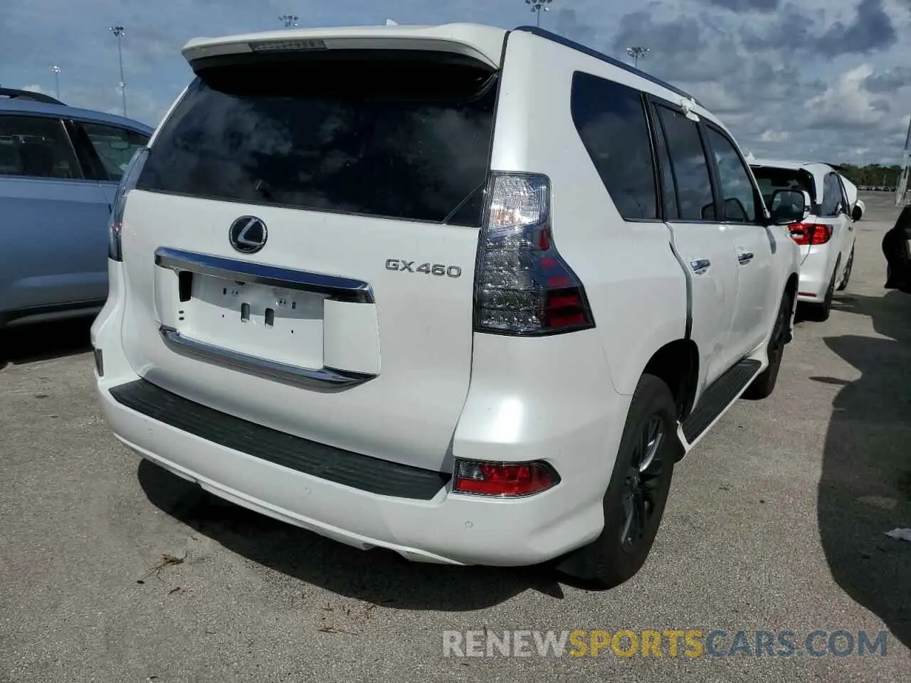 4 Фотография поврежденного автомобиля JTJAM7BX0M5303121 LEXUS GX 2021
