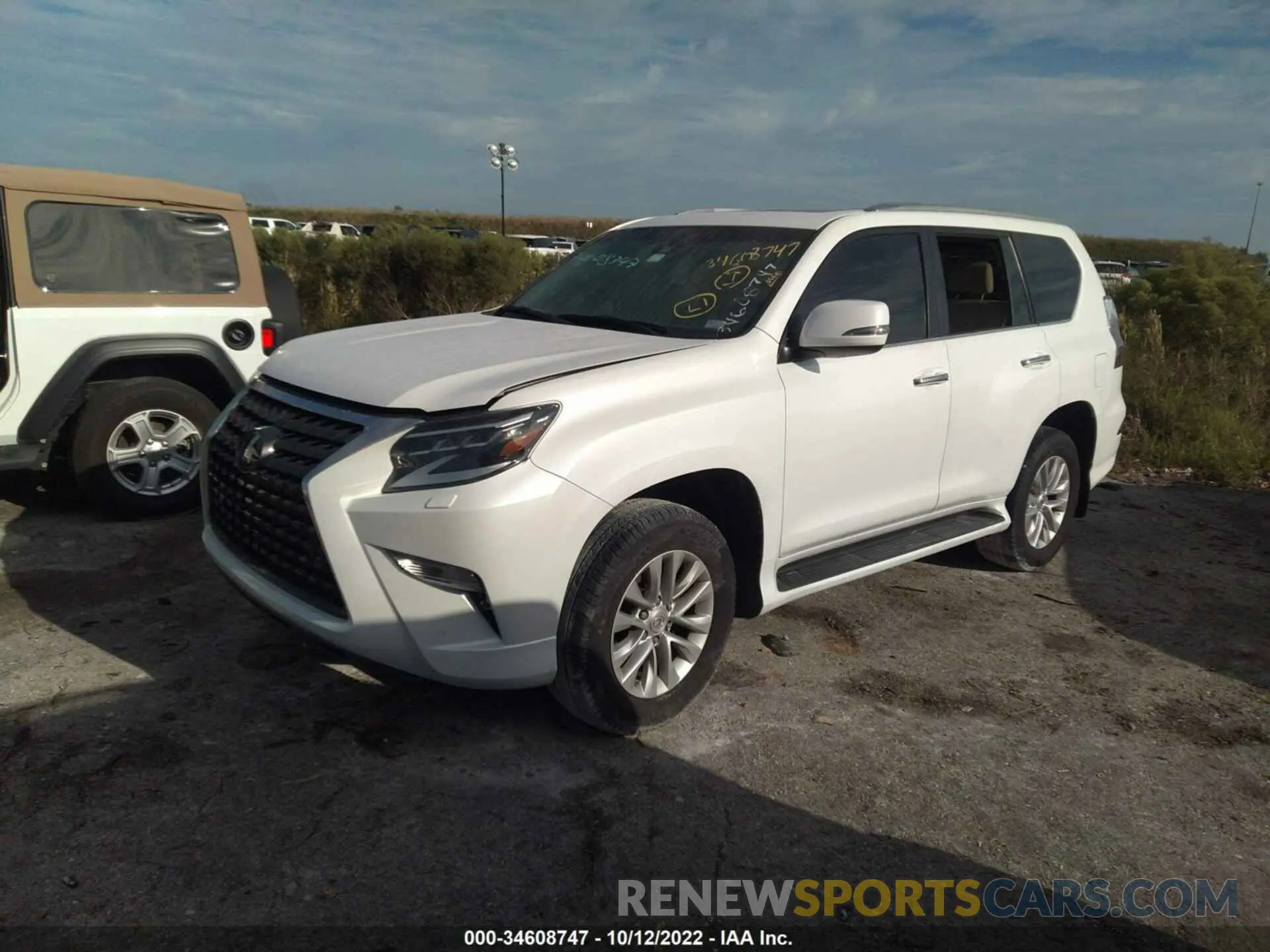 2 Фотография поврежденного автомобиля JTJAM7BX1M5274115 LEXUS GX 2021