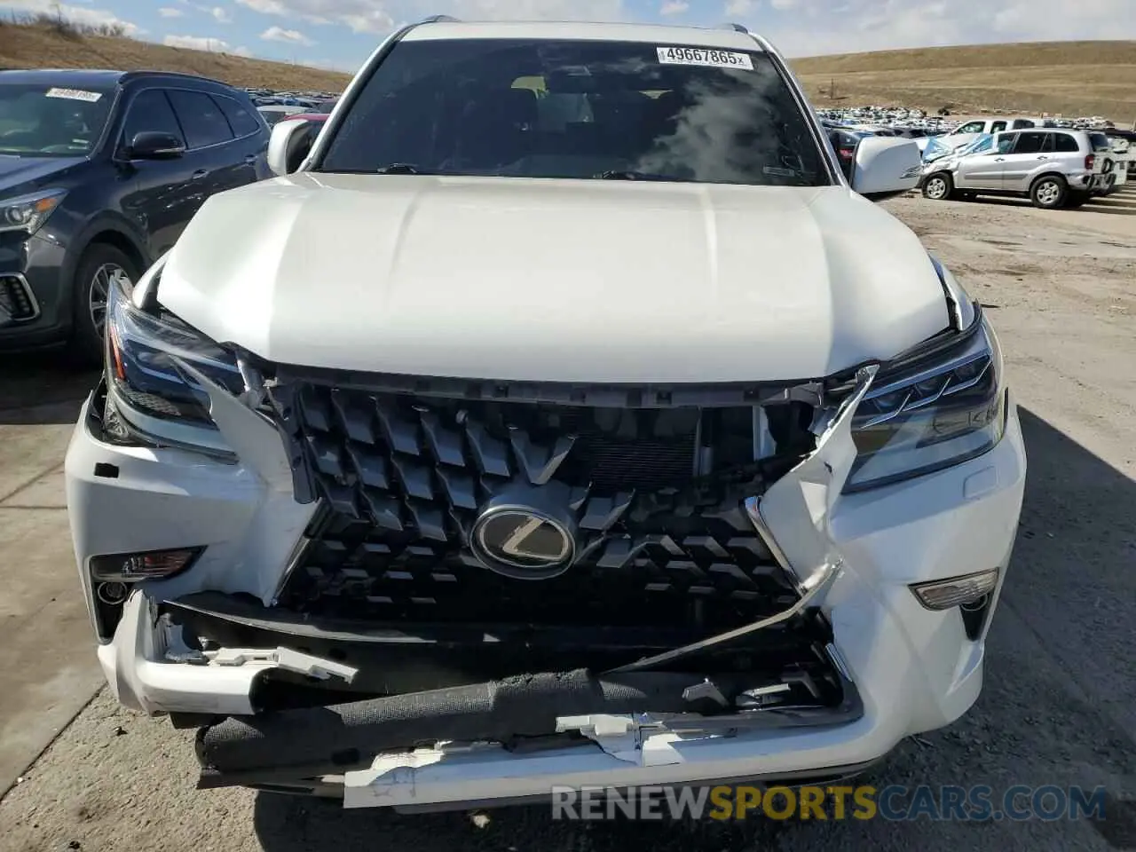 5 Фотография поврежденного автомобиля JTJAM7BX1M5287463 LEXUS GX 2021